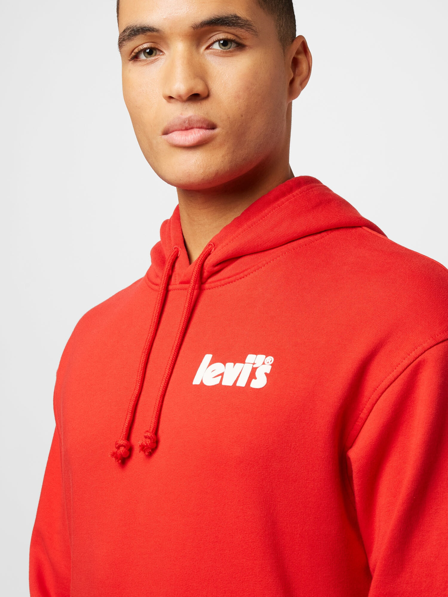 LEVI'S Majica rdeča / bela - Pepit.si