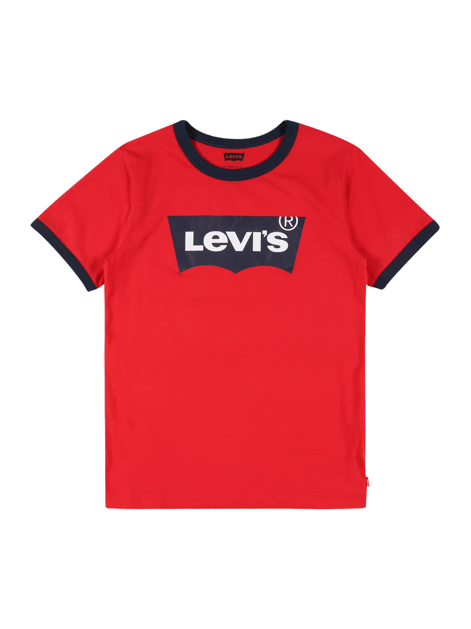 LEVI'S Majica rdeča / nočno modra / bela - Pepit.si