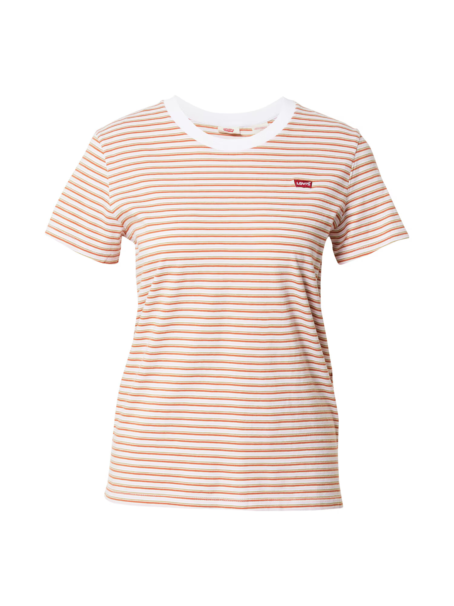 LEVI'S Majica 'PERFECT TEE REDS' rjava / zelena / bela - Pepit.si