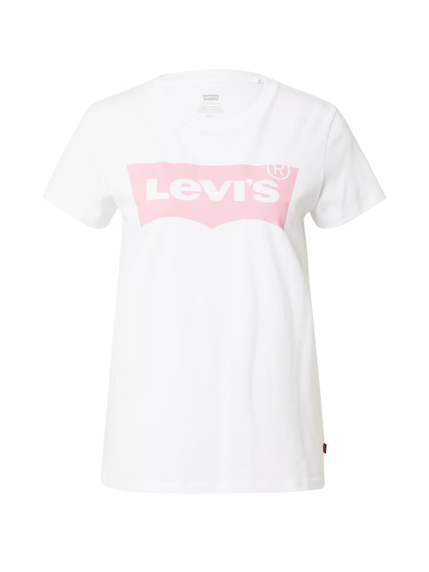 LEVI'S Majica roza / bela - Pepit.si