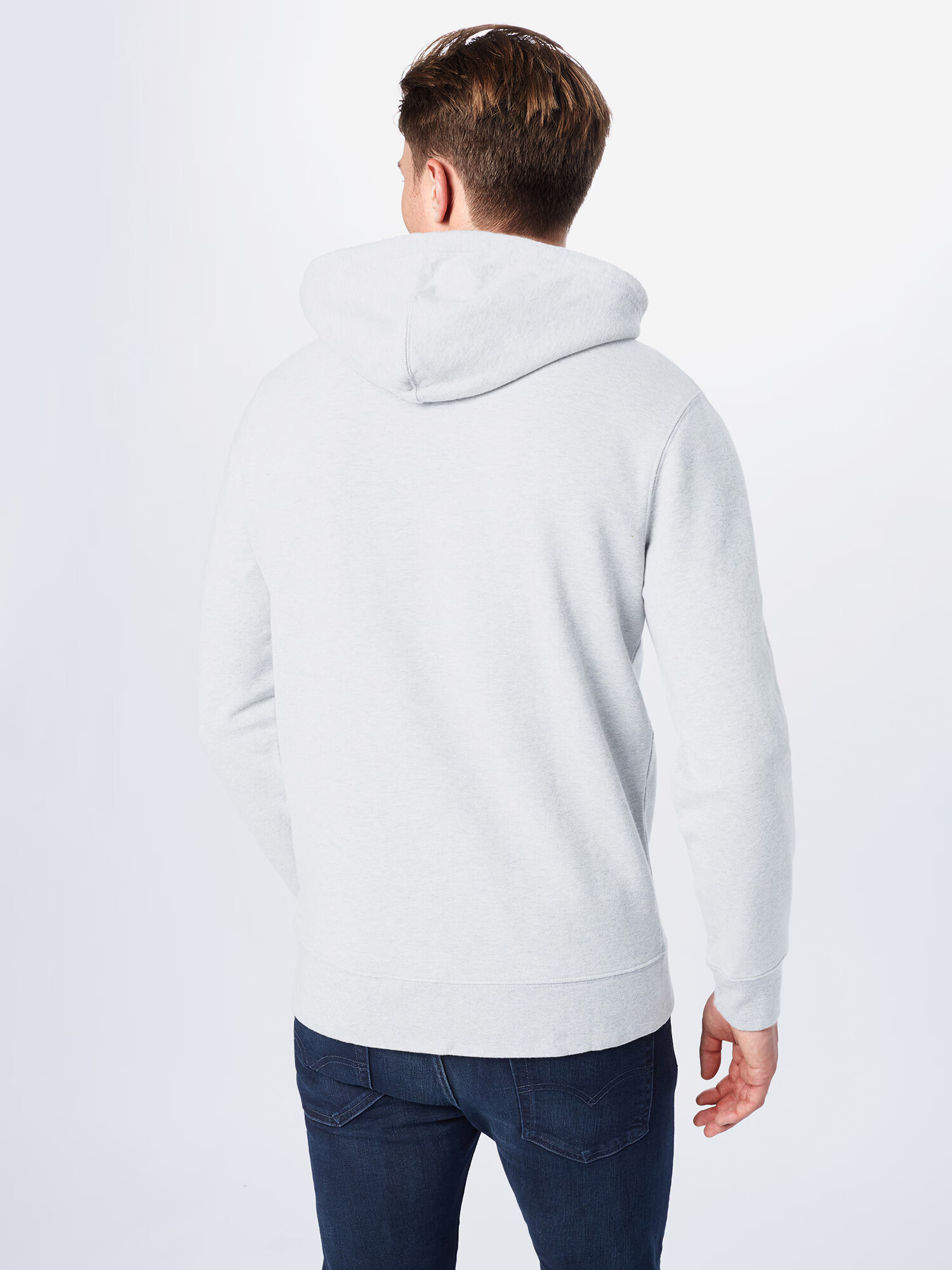 LEVI'S Majica 'NEW ORIGINAL HOODIE NEUTRALS' siva / rdeča / bela - Pepit.si