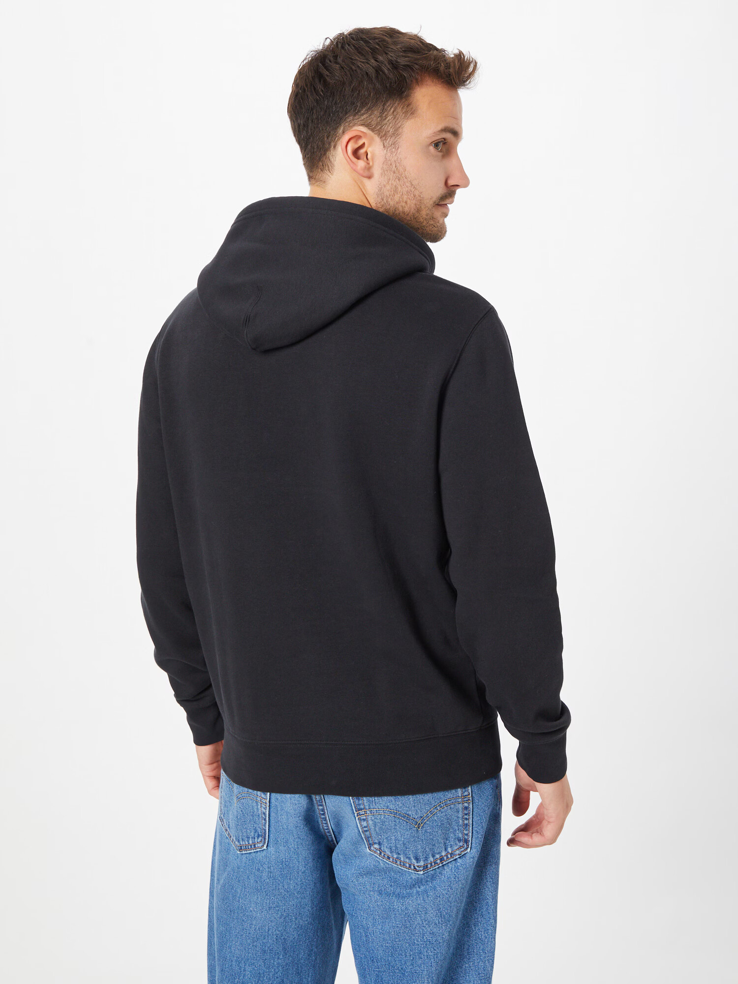 LEVI'S Majica 'STANDARD GRAPHIC HOODIE MULTI-COLOR' svetlo modra / črna / bela - Pepit.si