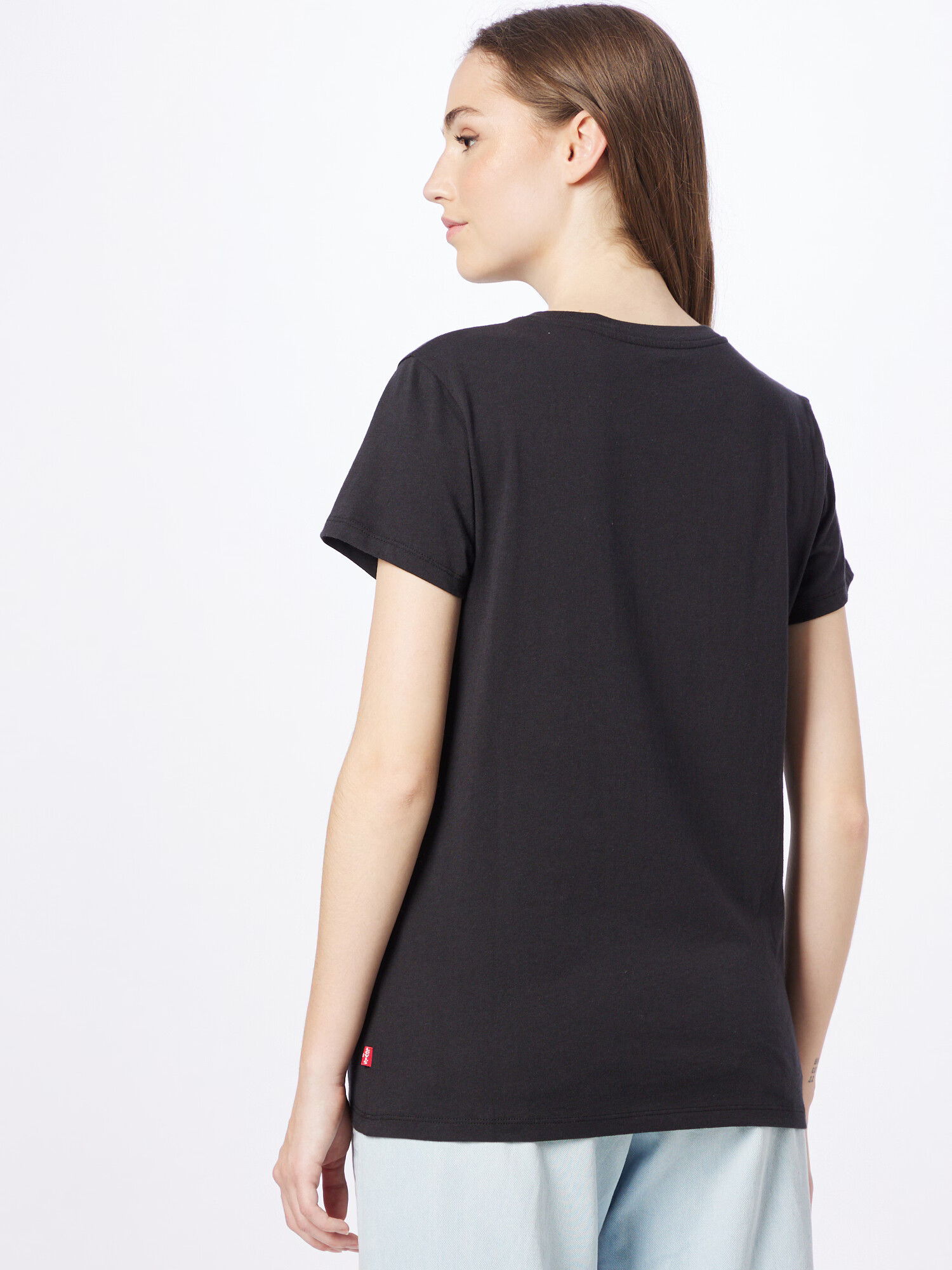 LEVI'S Majica 'THE PERFECT TEE BLACKS' limeta / črna / bela - Pepit.si