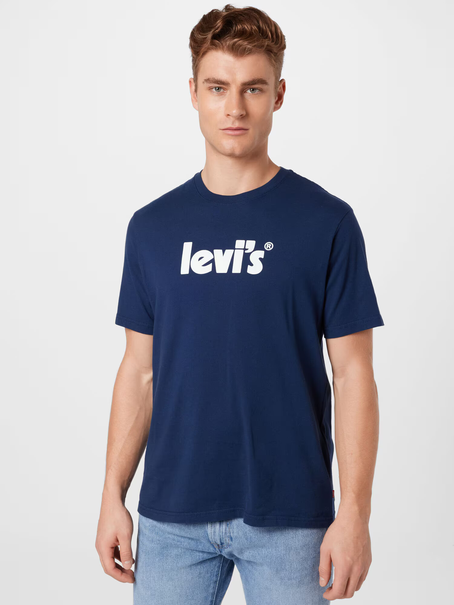 LEVI'S Majica 'SS RELAXED FIT TEE BLUES' temno modra / bela - Pepit.si