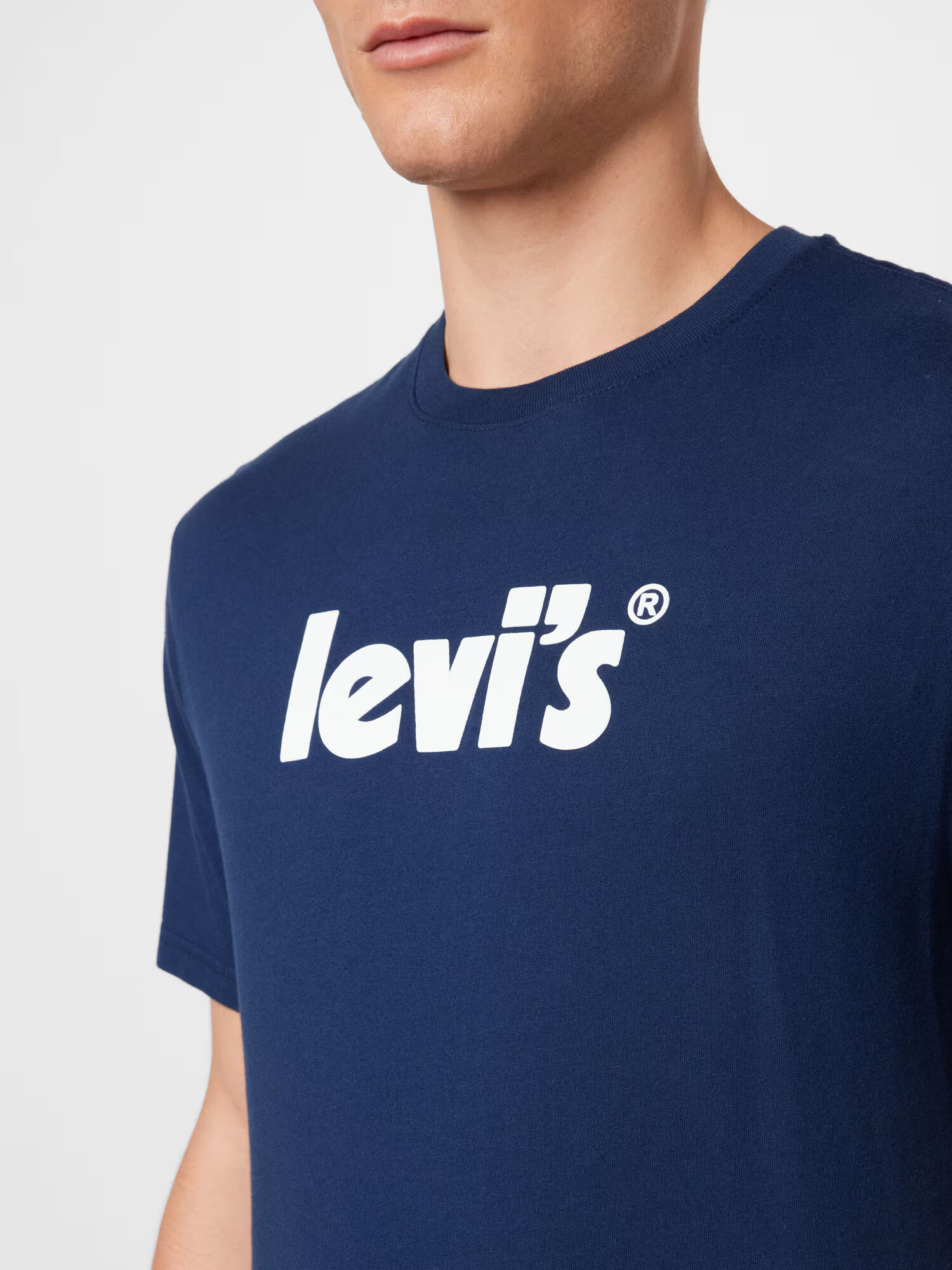 LEVI'S Majica 'SS RELAXED FIT TEE BLUES' temno modra / bela - Pepit.si