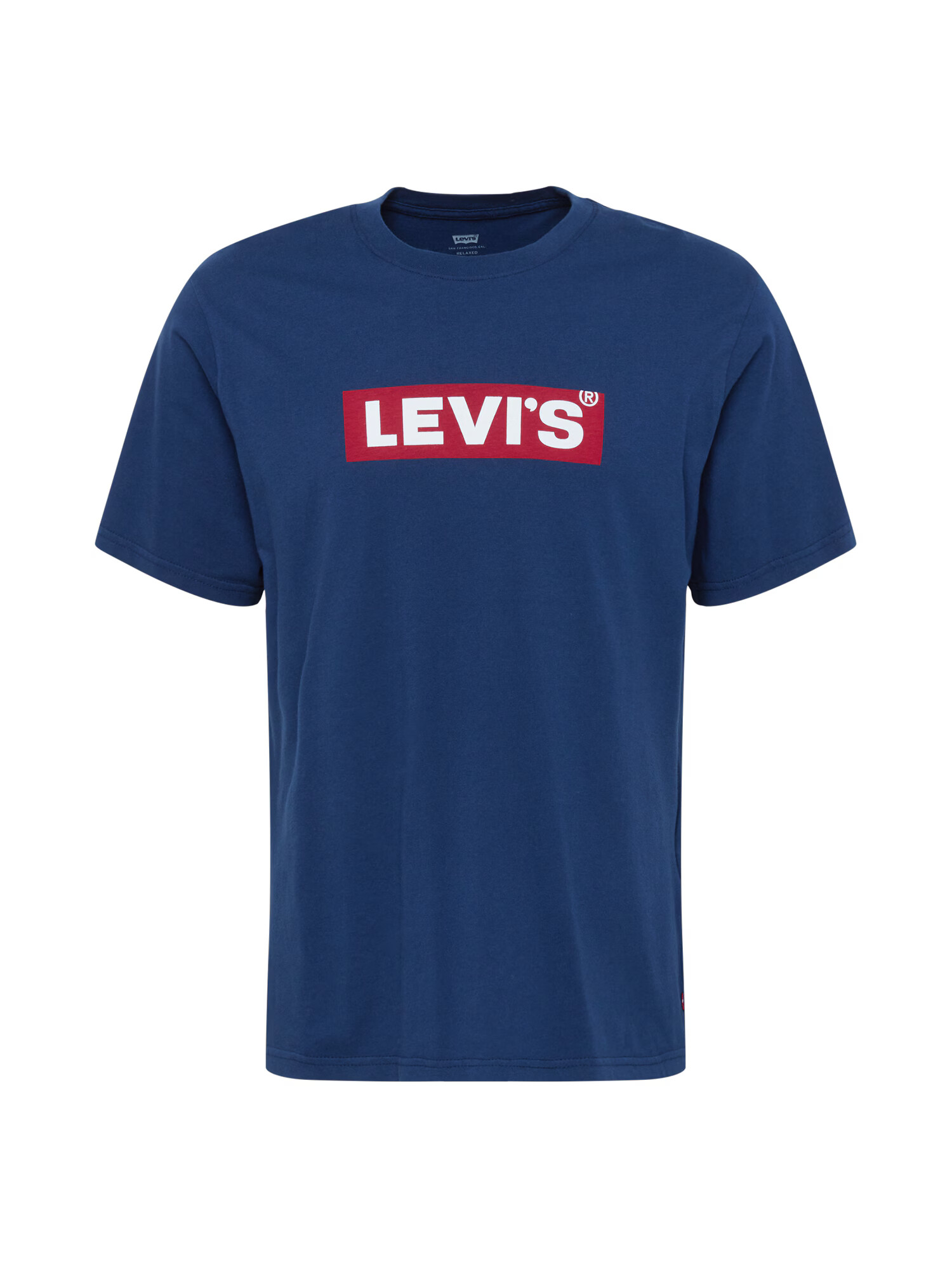 LEVI'S Majica 'SS RELAXED FIT TEE BLUES' temno modra / rdeča / bela - Pepit.si