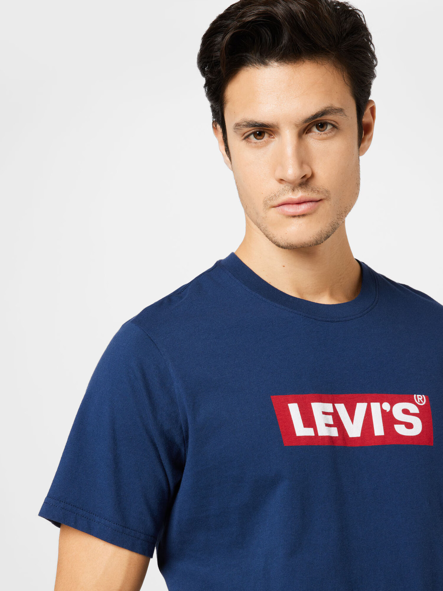 LEVI'S Majica 'SS RELAXED FIT TEE BLUES' temno modra / rdeča / bela - Pepit.si