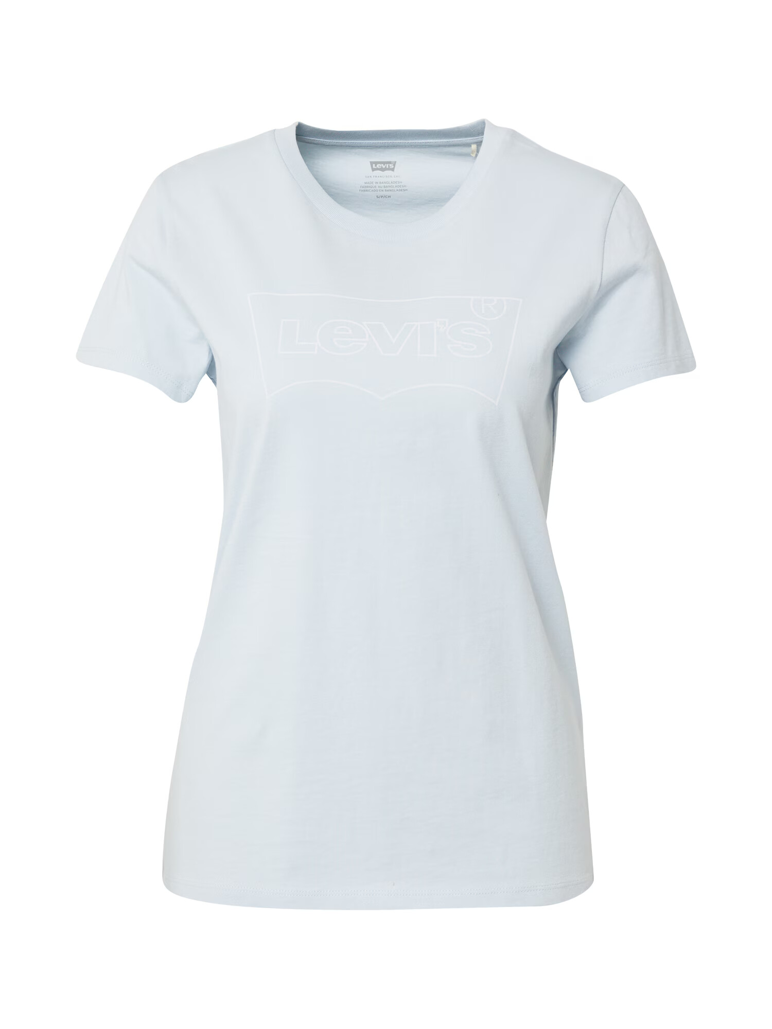 LEVI'S Majica 'THE PERFECT TEE BLUES' azur / bela - Pepit.si