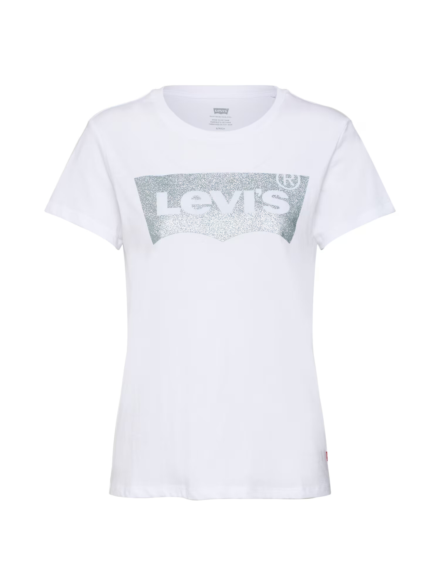 LEVI'S Majica srebrna / bela - Pepit.si