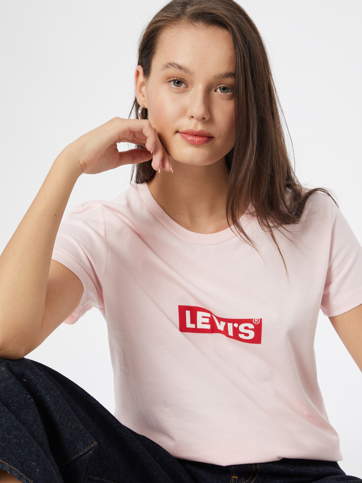 LEVI'S Majica 'THE PERFECT' roza / rdeča - Pepit.si