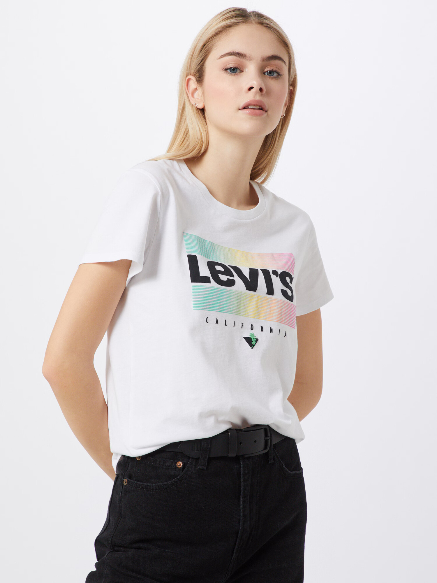 LEVI'S Majica 'THE PERFECT TEE NEUTRALS' mešane barve / bela - Pepit.si