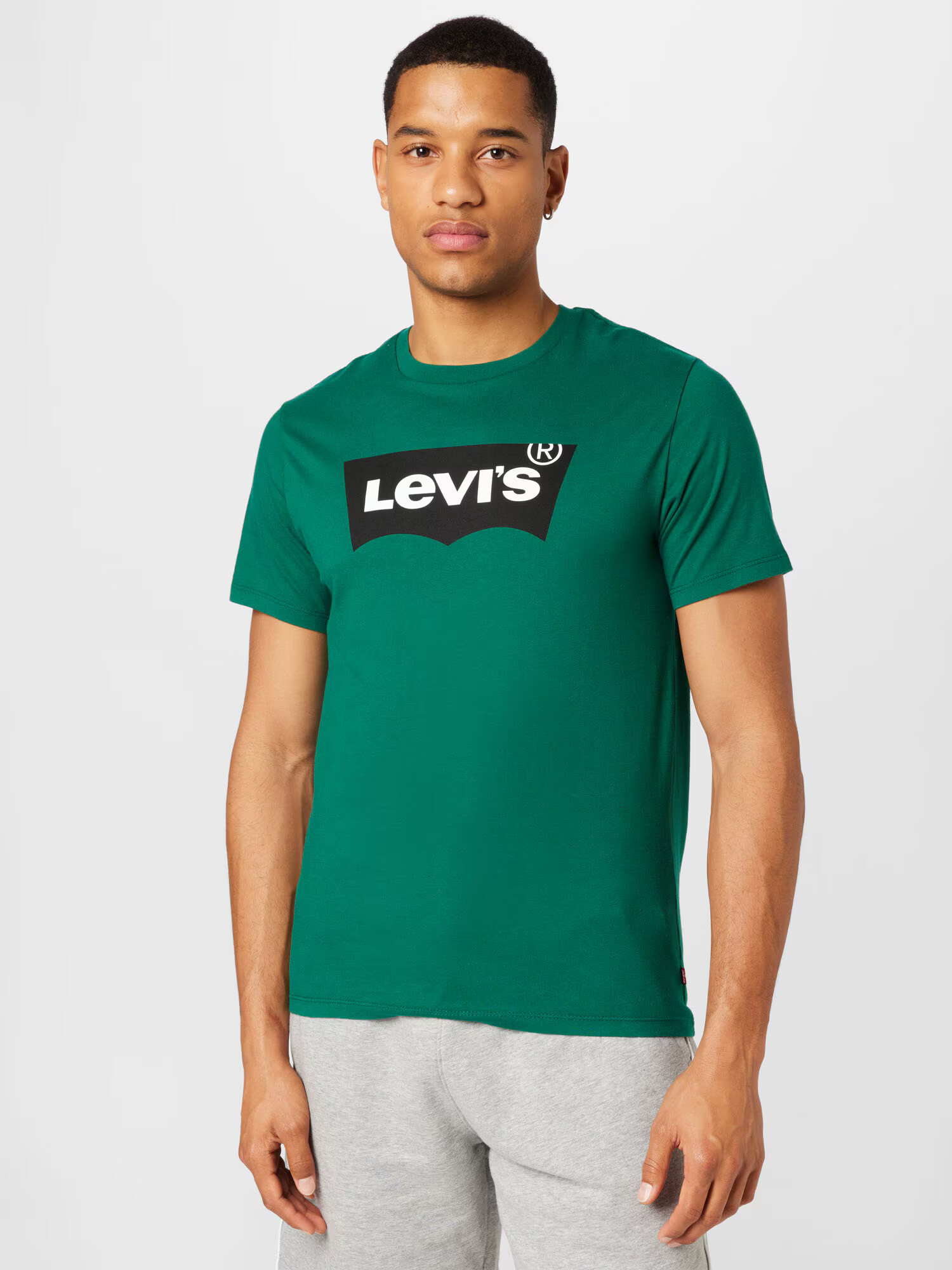 LEVI'S Majica travnato zelena / črna / bela - Pepit.si