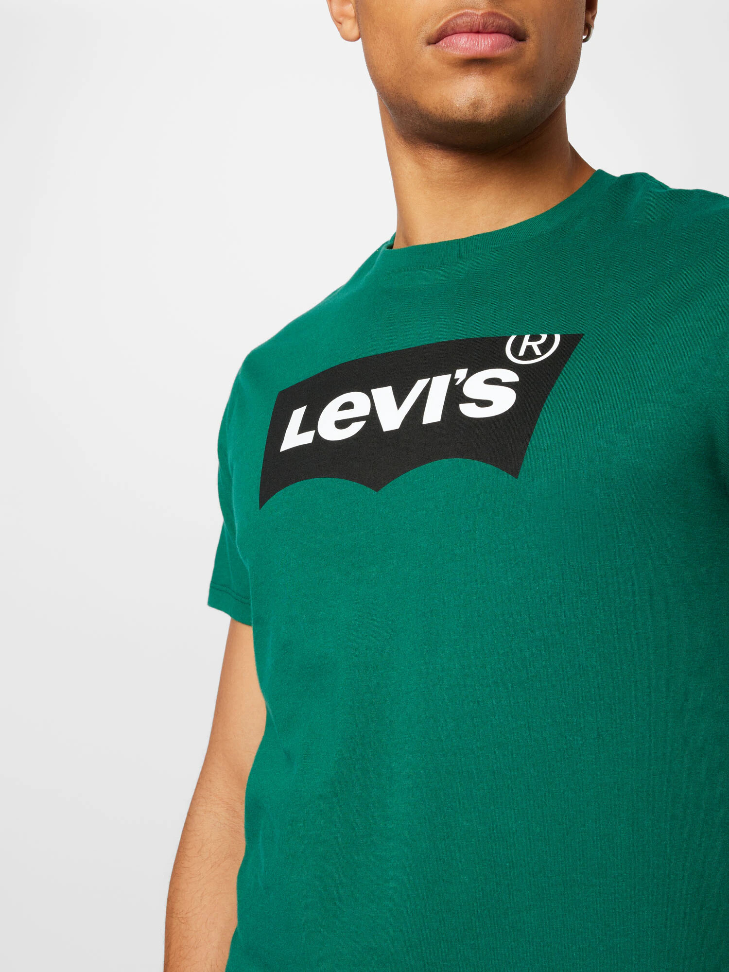 LEVI'S Majica travnato zelena / črna / bela - Pepit.si