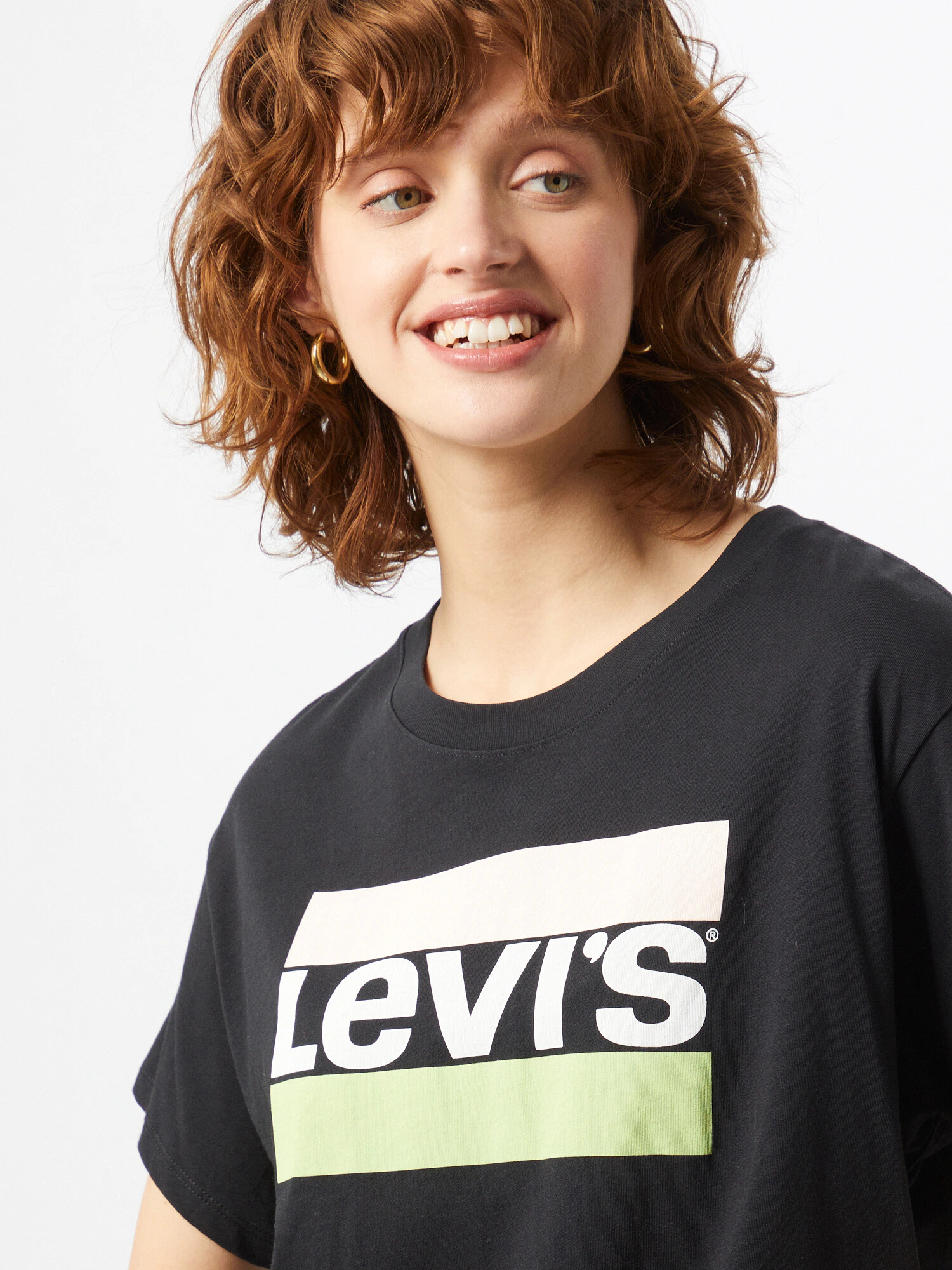 LEVI'S Majica 'VARSITY' nočno modra / zelena / bela - Pepit.si