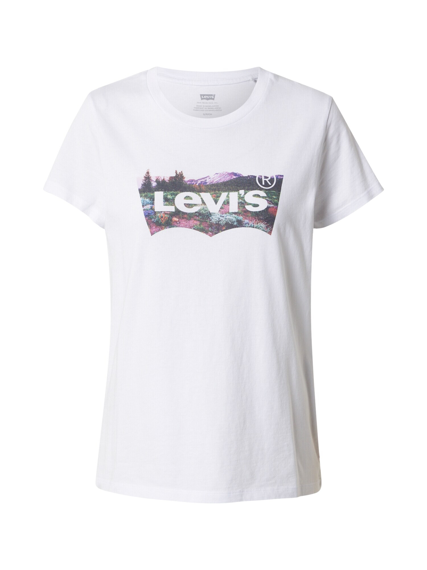 LEVI'S Majica zelena / lila / pastelno lila / bela - Pepit.si