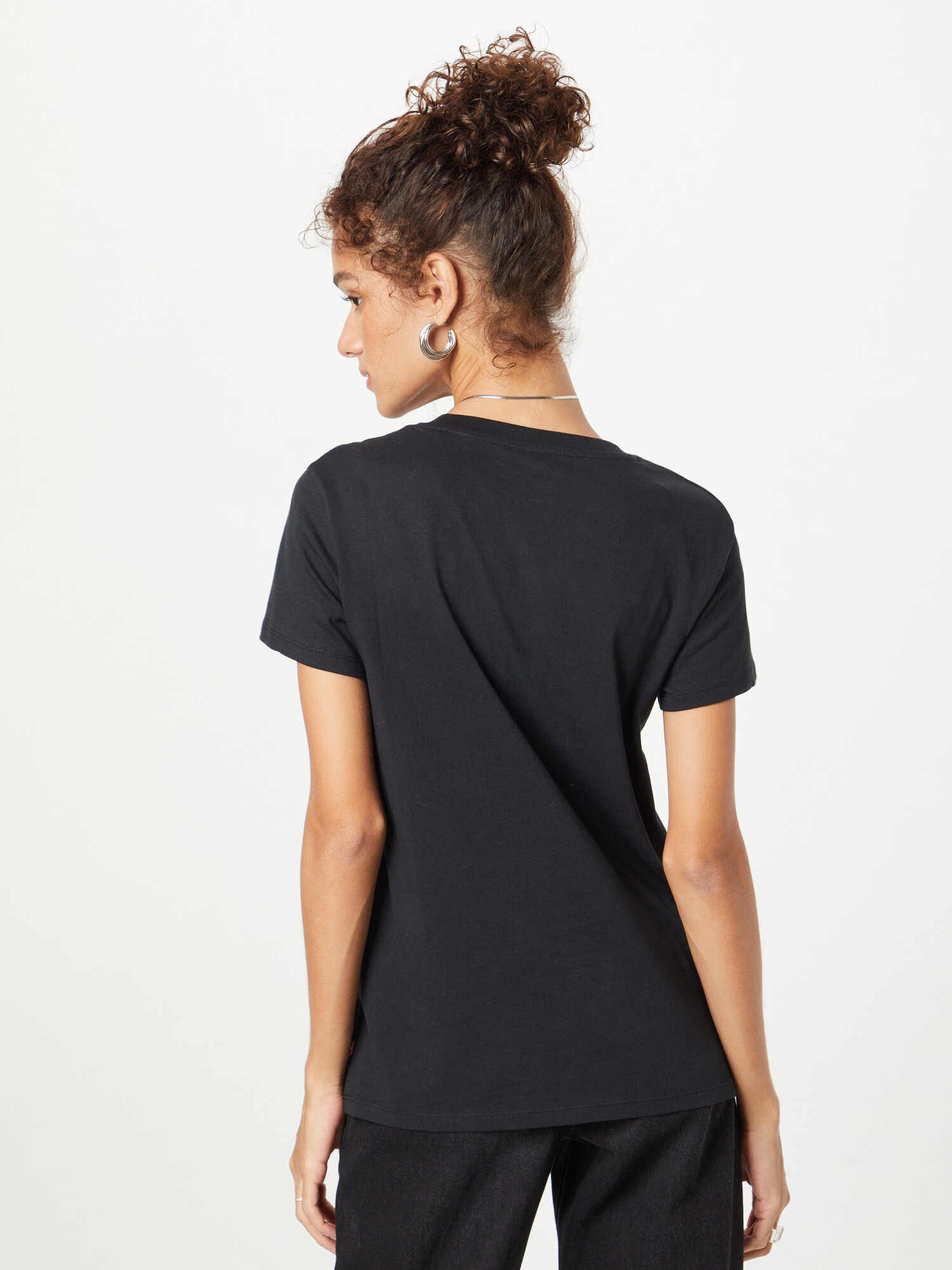 LEVI'S Majica 'LSE THE PERFECT TEE BLACKS' zlata / črna / bela - Pepit.si