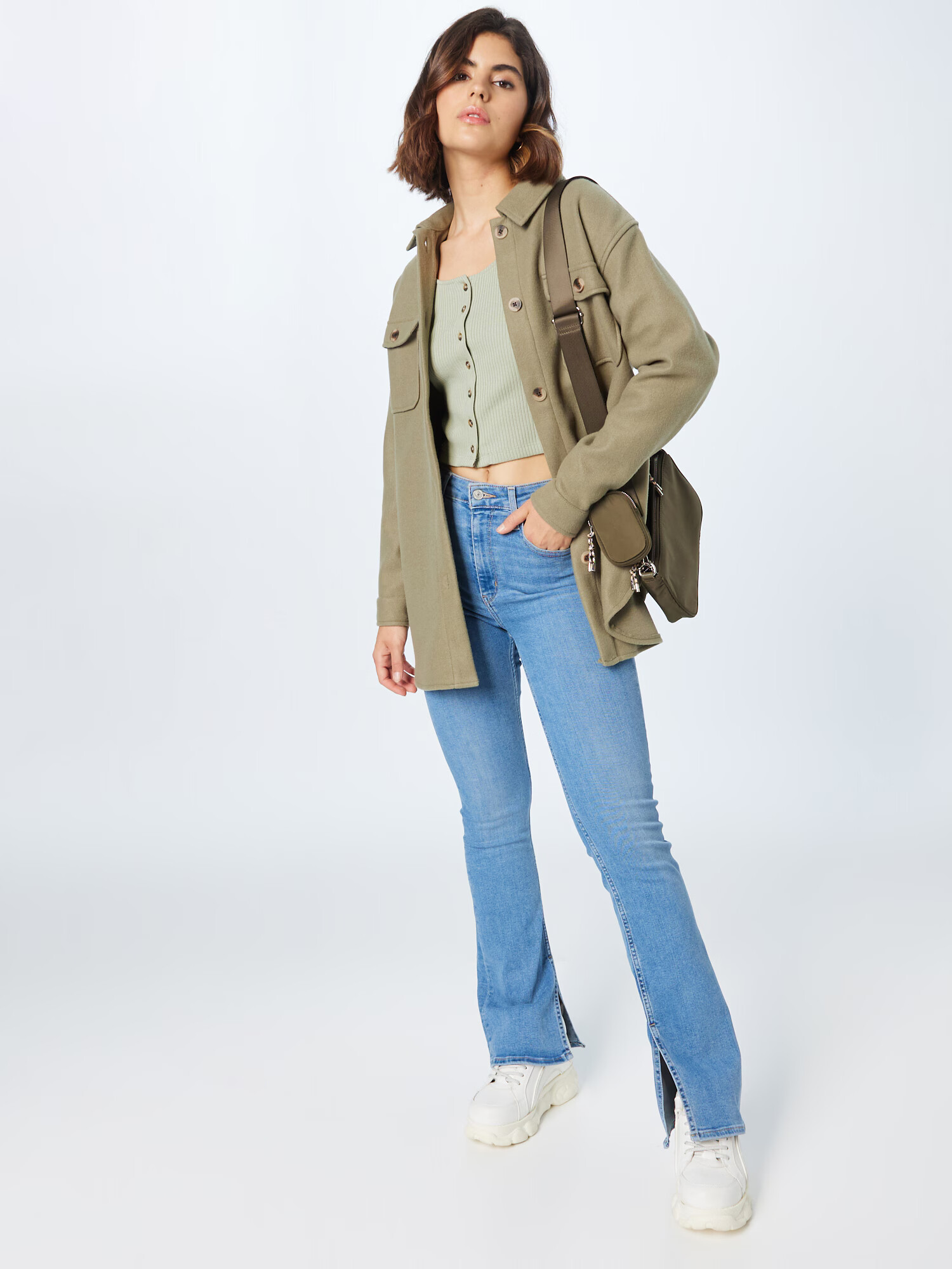 LEVI'S Pletena jopa 'LS RACH TOP NEUTRALS' jabolko - Pepit.si