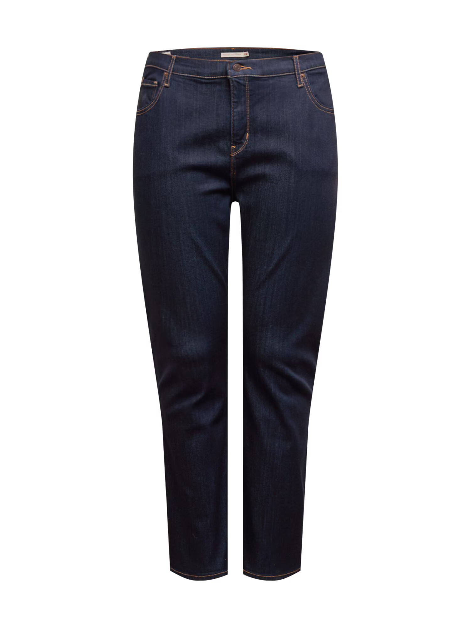 Levi's® Plus Kavbojke '724 PL HR STRAIGHT DARK INDIGO - FLAT FINISH' temno modra - Pepit.si