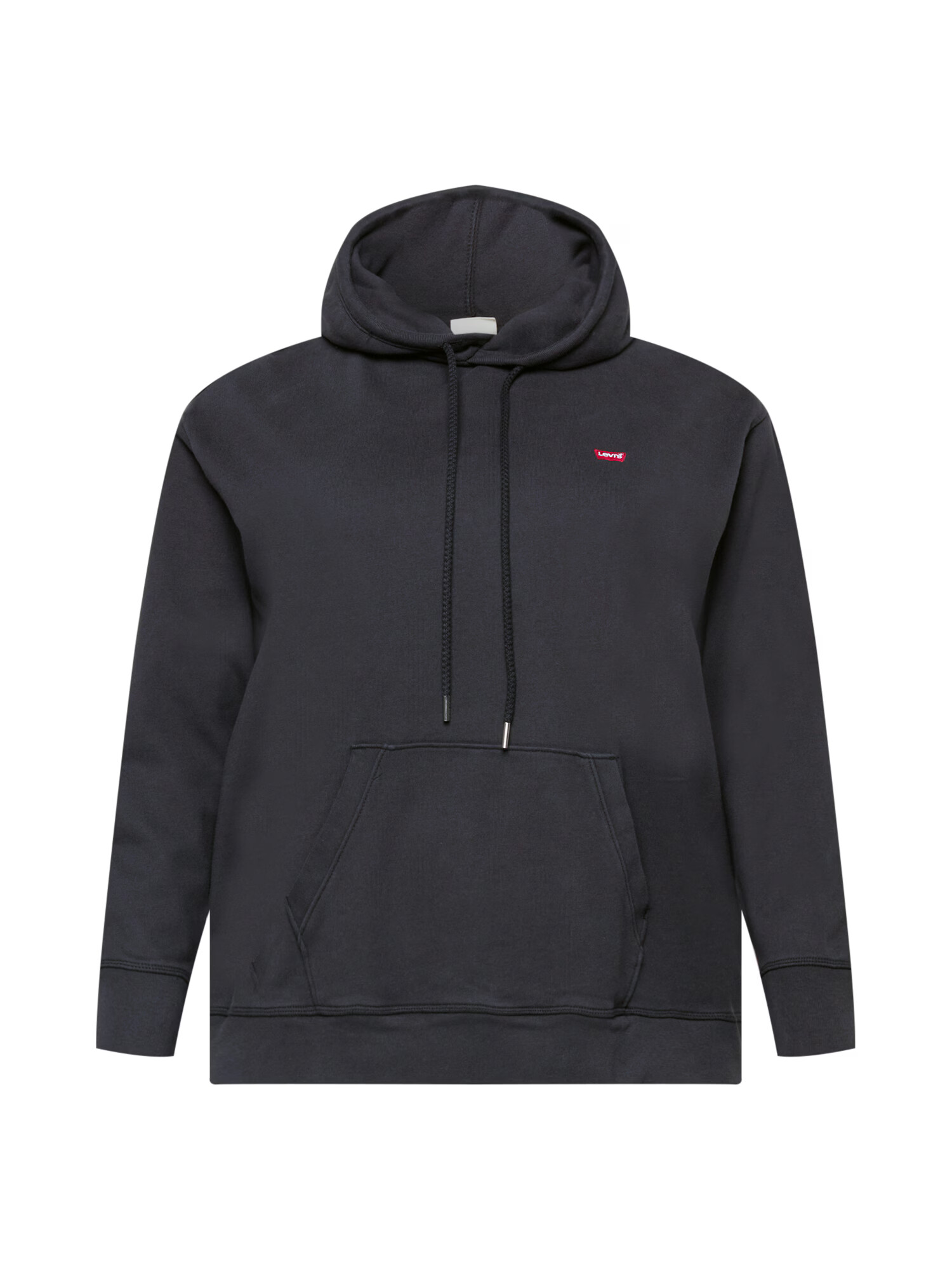 Levi's® Plus Majica 'PL NON GRPHC STRD HOODIE BLACKS' rdeča / črna / bela - Pepit.si