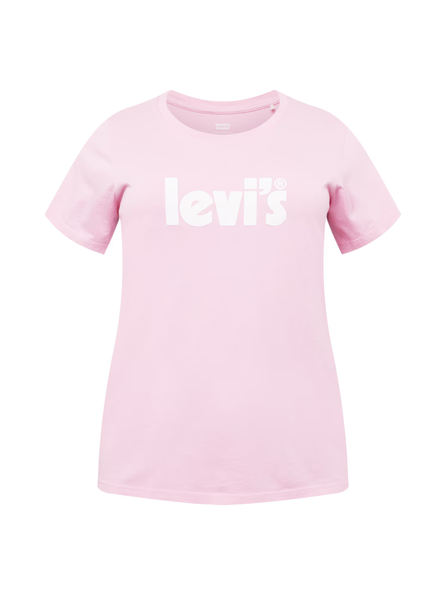 Levi's® Plus Majica 'PL PERFECT TEE REDS' svetlo roza / bela - Pepit.si