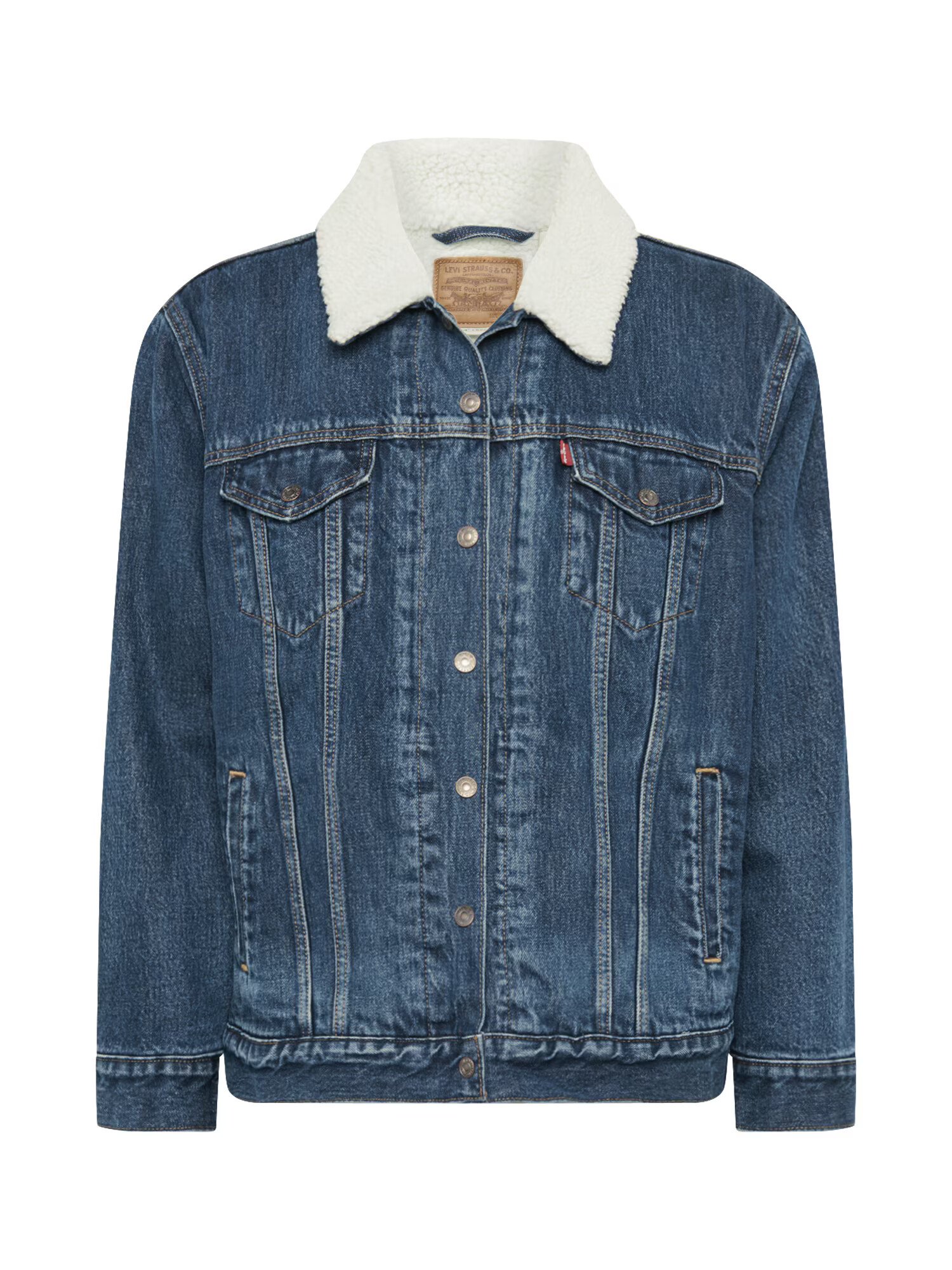 Levi's® Plus Prehodna jakna moder denim - Pepit.si