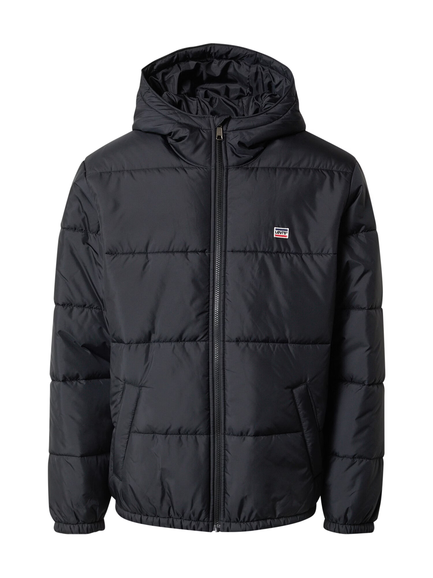 LEVI'S Prehodna jakna 'TELEGRAPH HOOD SHRT JKT BLACKS' črna - Pepit.si