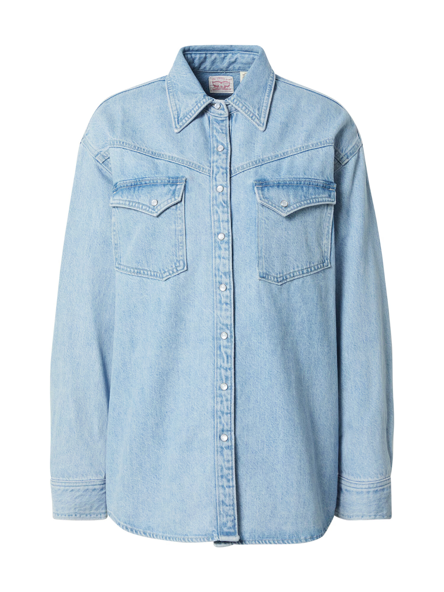 LEVI'S Bluza 'DORSEY XL WESTERN LIGHT INDIGO - WORN IN' moder denim - Pepit.si