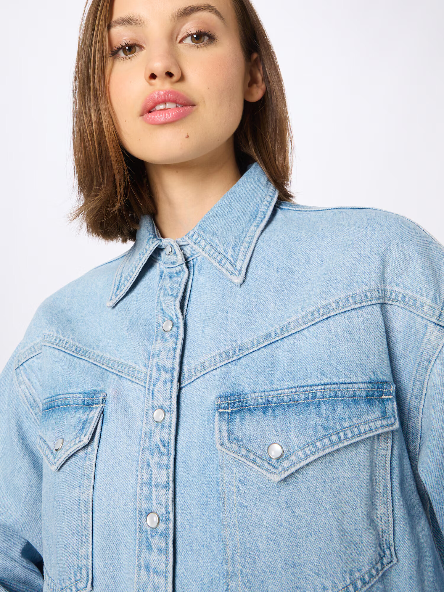 LEVI'S Bluza 'DORSEY XL WESTERN LIGHT INDIGO - WORN IN' moder denim - Pepit.si