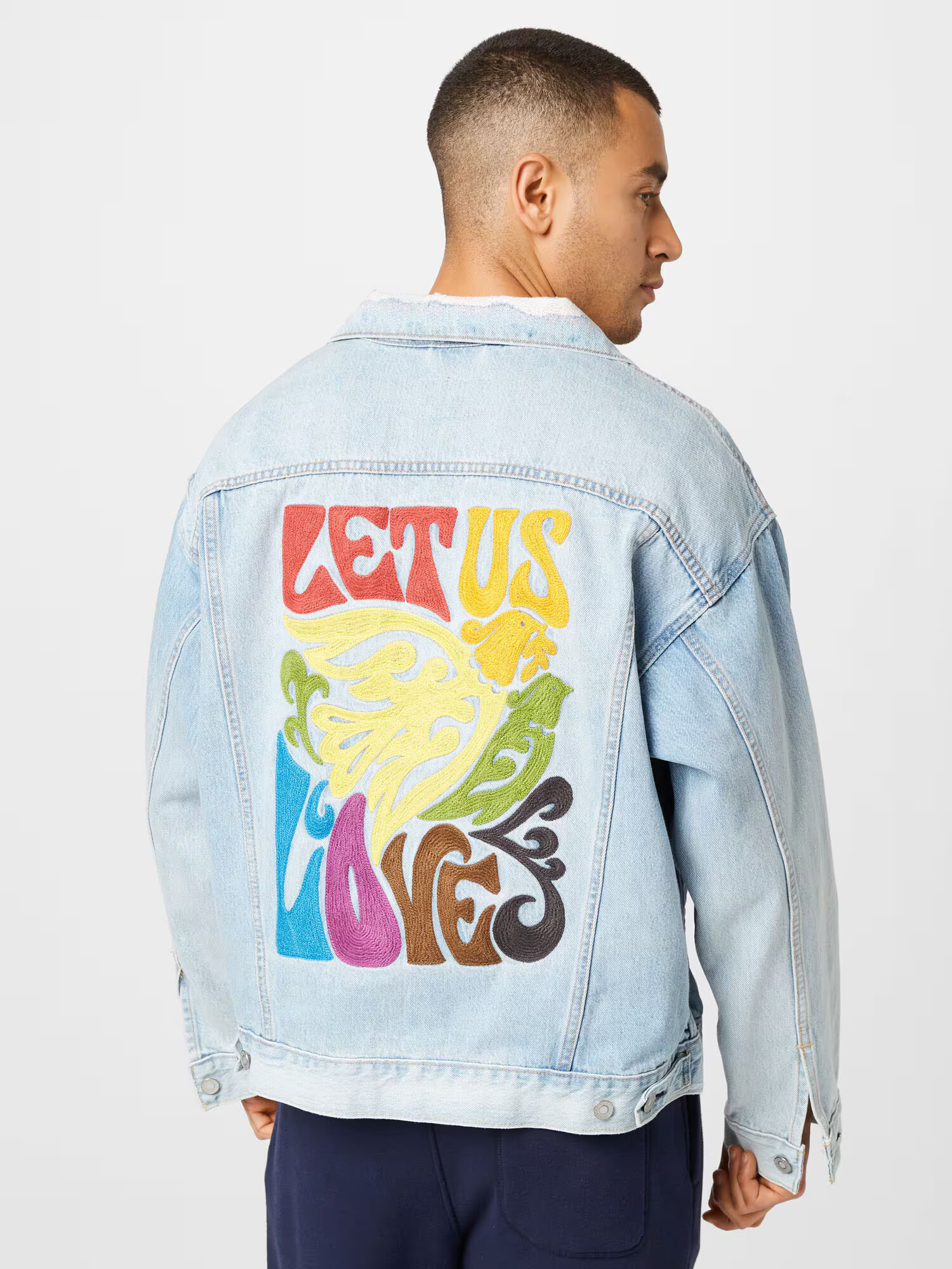 LEVI'S Prehodna jakna 'LIBERATION' moder denim - Pepit.si