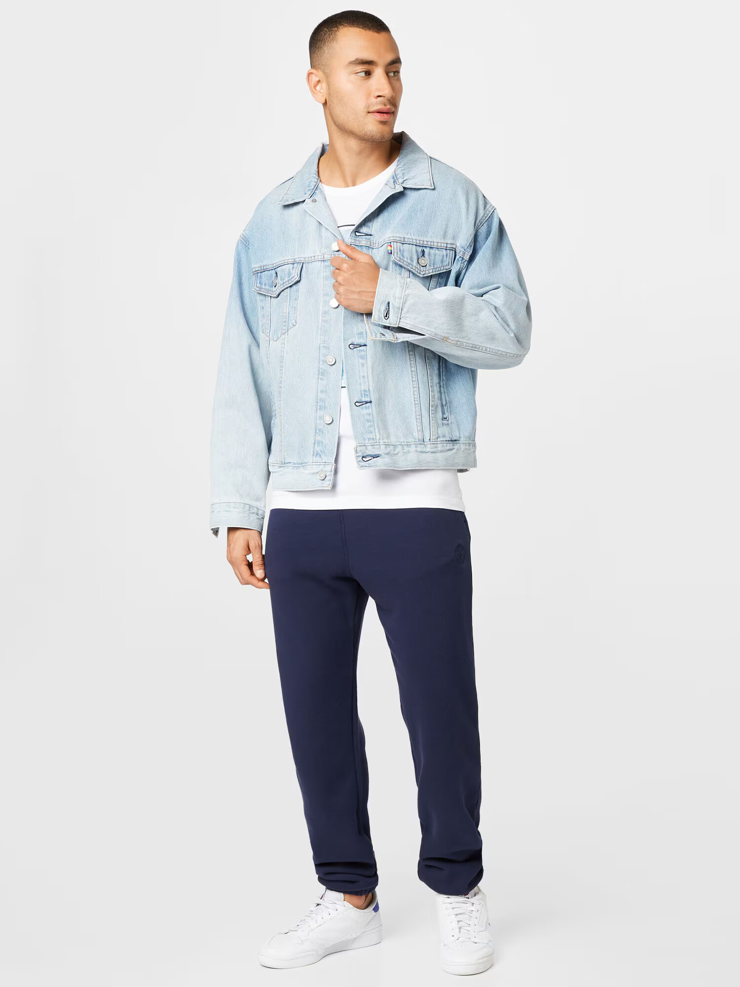 LEVI'S Prehodna jakna 'LIBERATION' moder denim - Pepit.si