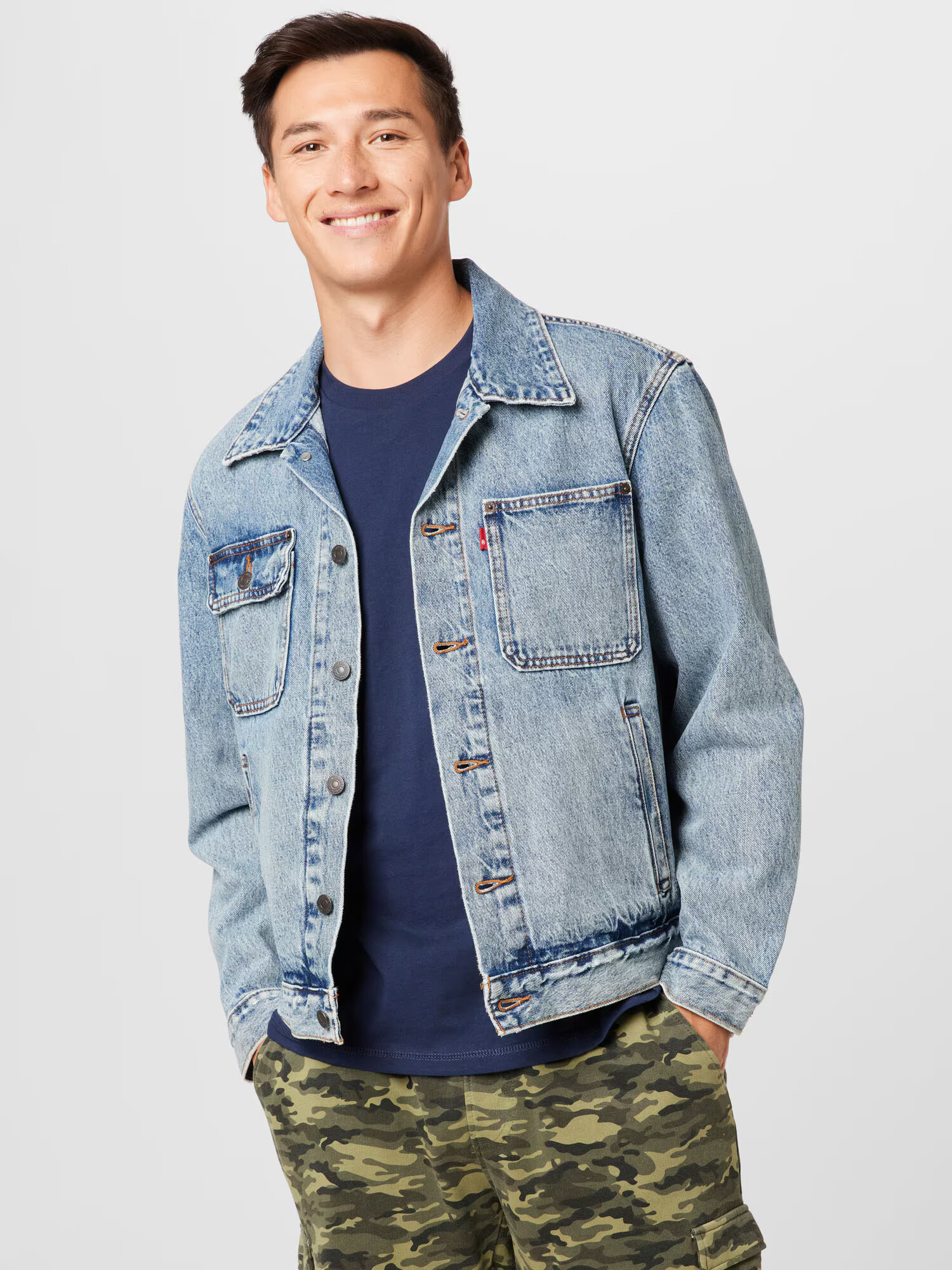 LEVI'S Prehodna jakna moder denim - Pepit.si