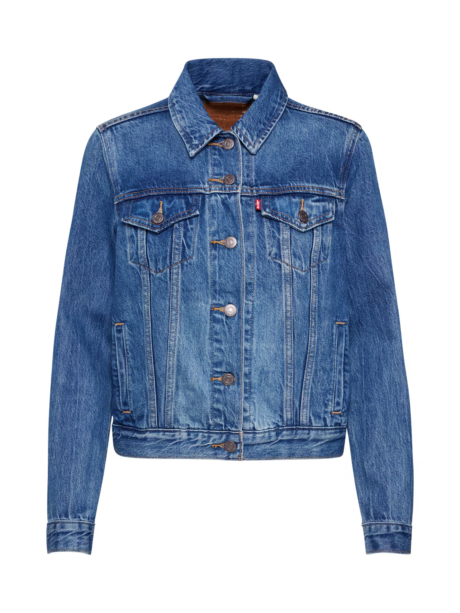 LEVI'S Prehodna jakna 'ORIGINAL TRUCKER MED INDIGO - WORN IN' moder denim - Pepit.si