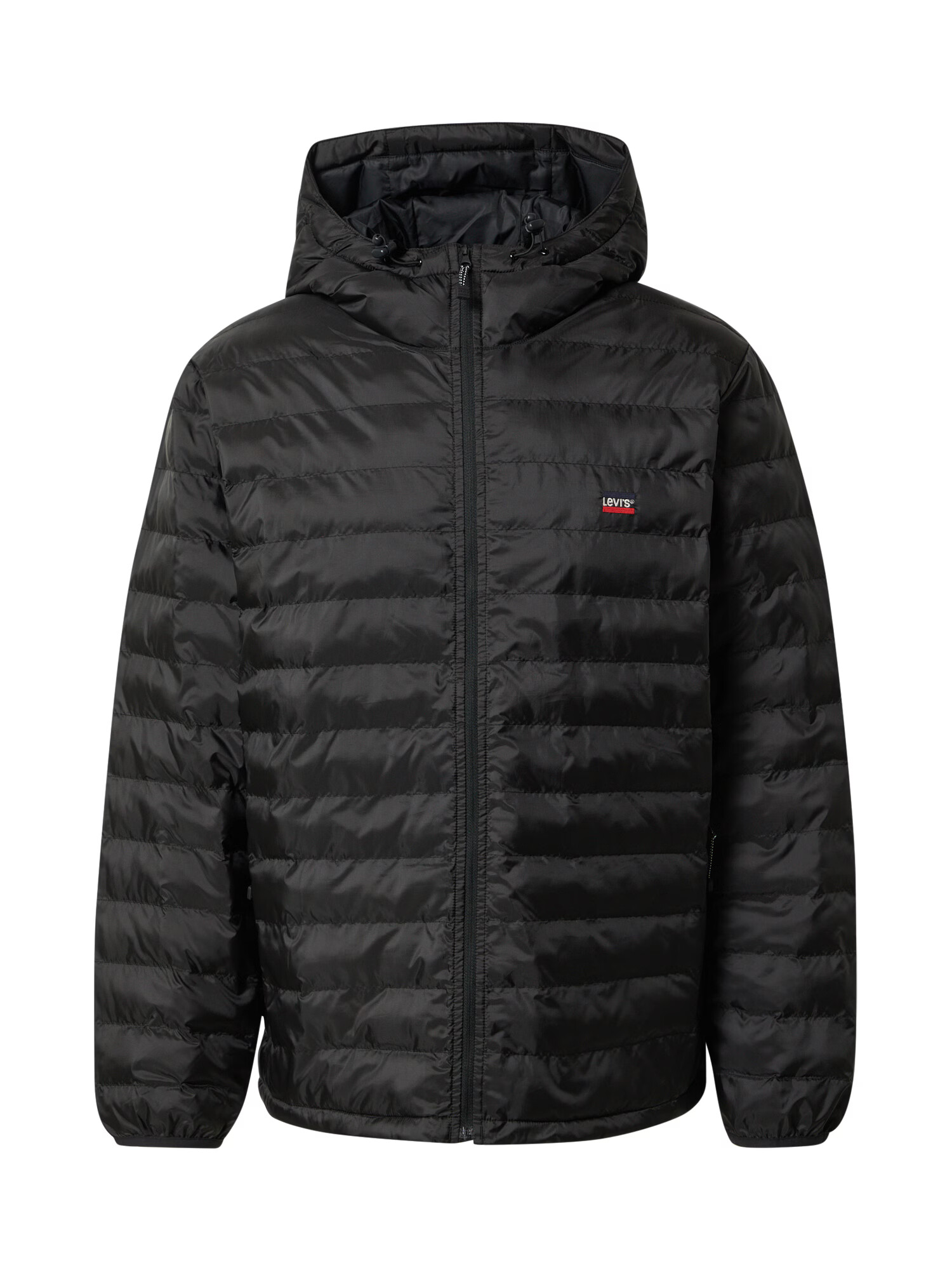 LEVI'S Prehodna jakna 'PRESIDIO PKBL HOODED JKT BLACKS' črna - Pepit.si