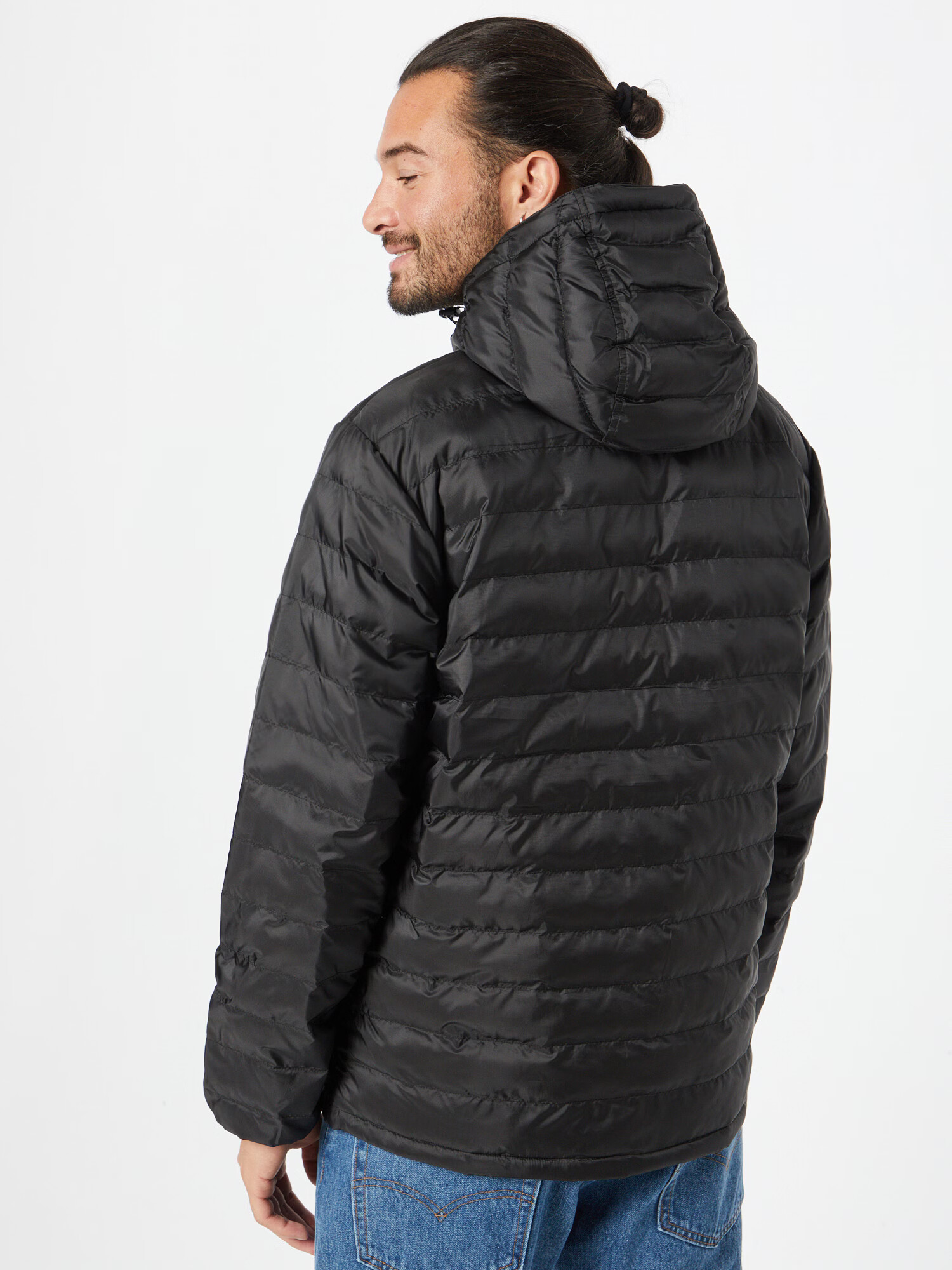 LEVI'S Prehodna jakna 'PRESIDIO PKBL HOODED JKT BLACKS' črna - Pepit.si