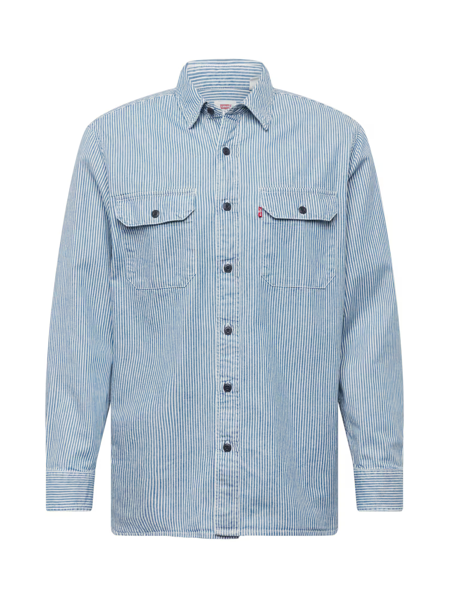 LEVI'S Srajca 'CLASSIC WORKER' moder denim / bela - Pepit.si