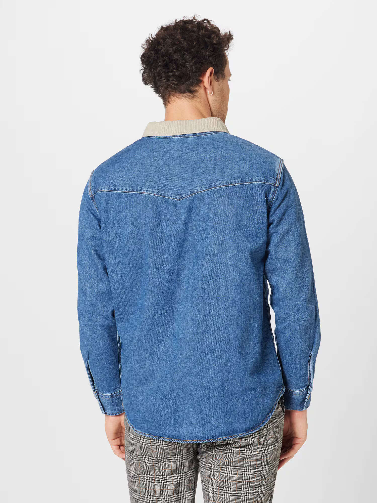 LEVI'S Srajca 'RELAXED FIT WESTERN MED INDIGO - FLAT FINISH' moder denim - Pepit.si