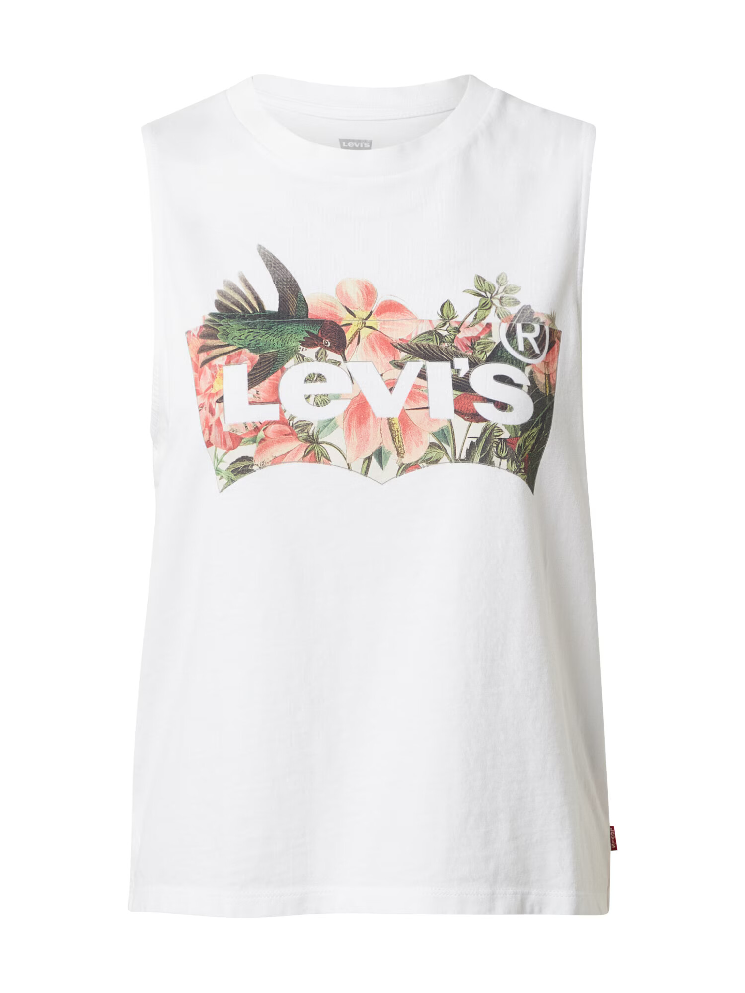 LEVI'S Top bela / melona / travnato zelena / črna / rumena - Pepit.si