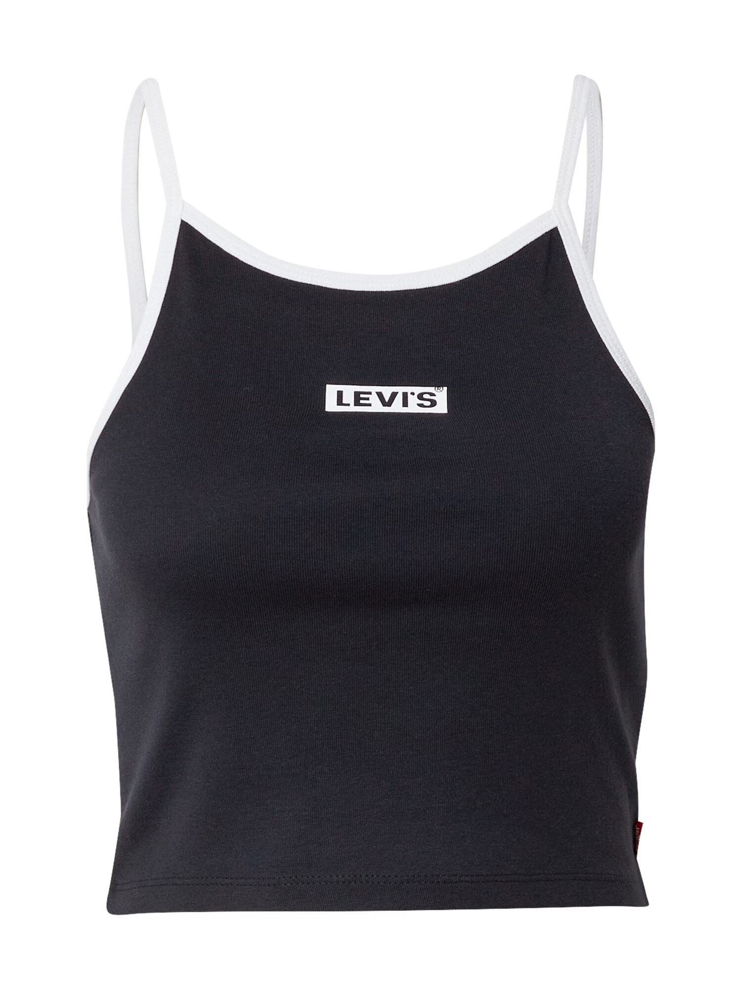 LEVI'S Top 'GRAPHIC MAZZY TANK BLACKS' črna / bela - Pepit.si