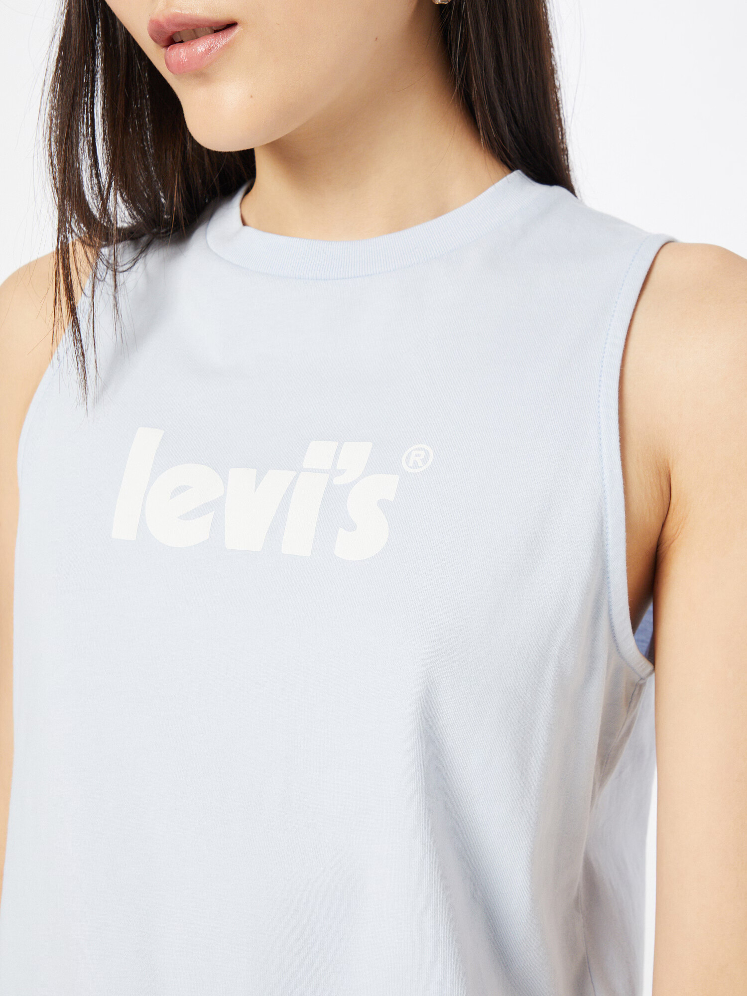 LEVI'S Top svetlo modra / bela - Pepit.si