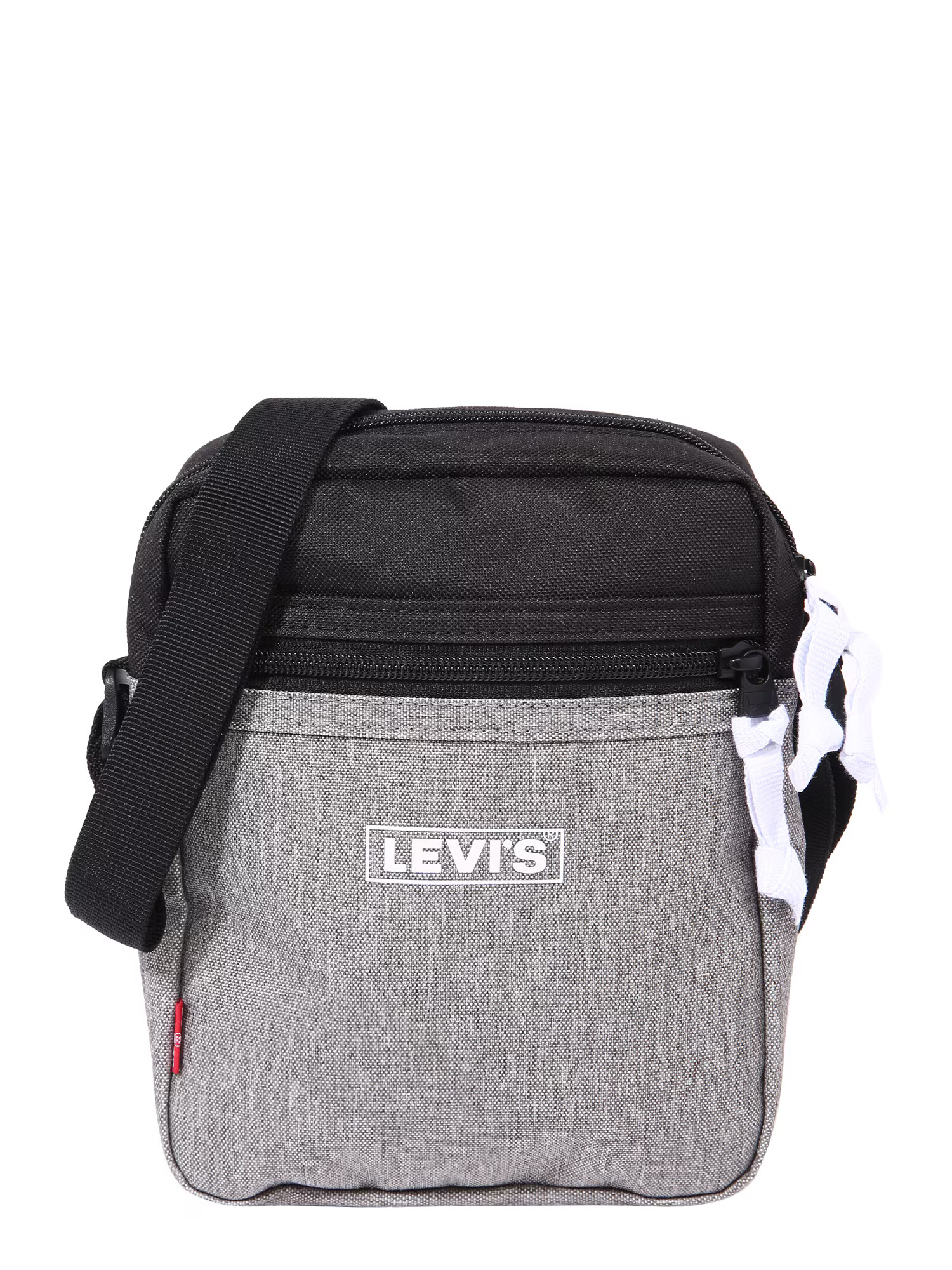 LEVI'S Torba za čez ramo pegasto siva / črna / bela - Pepit.si