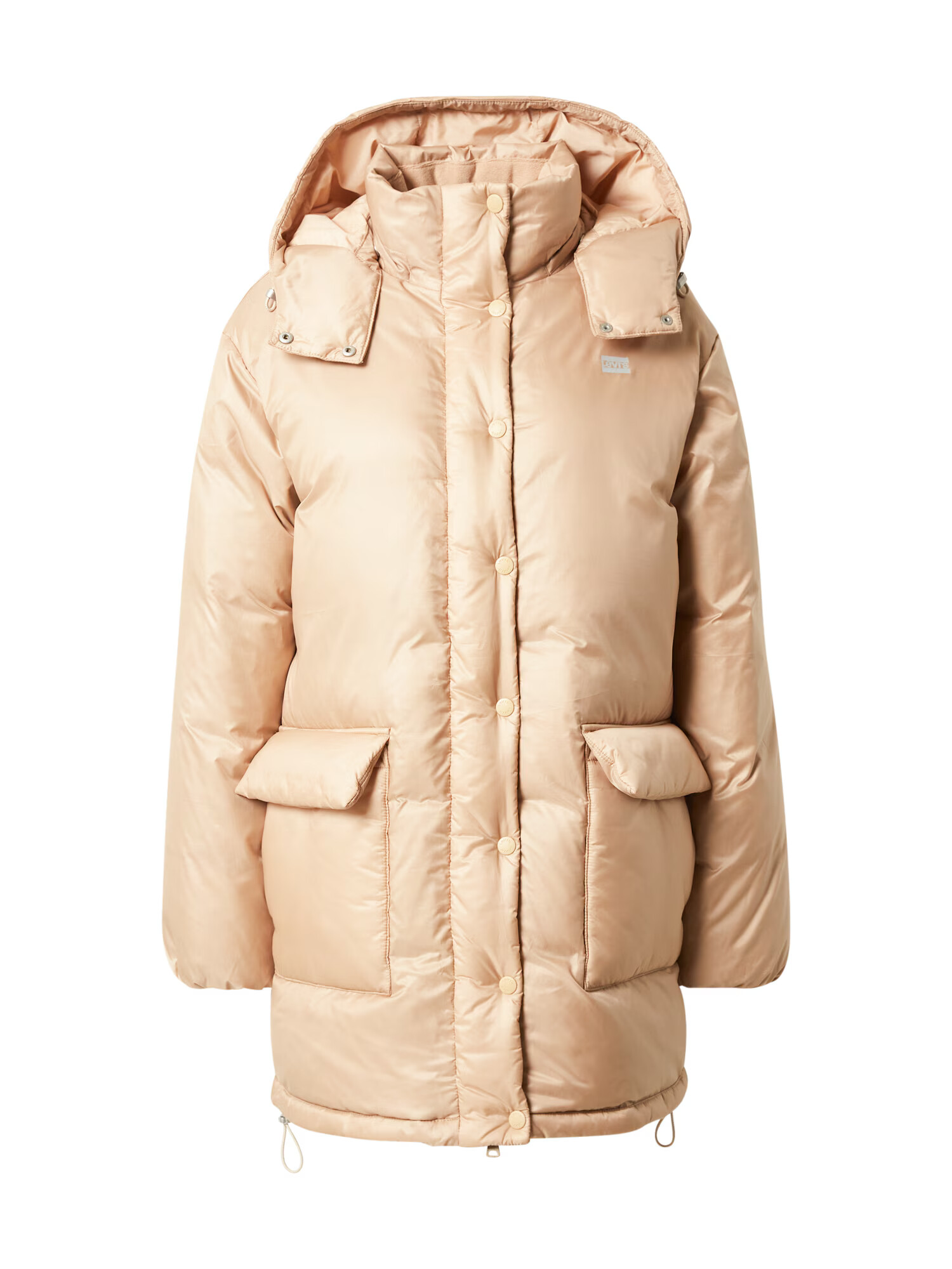 LEVI'S Zimski plašč 'CORE PUFFER MID NEUTRALS' pesek - Pepit.si