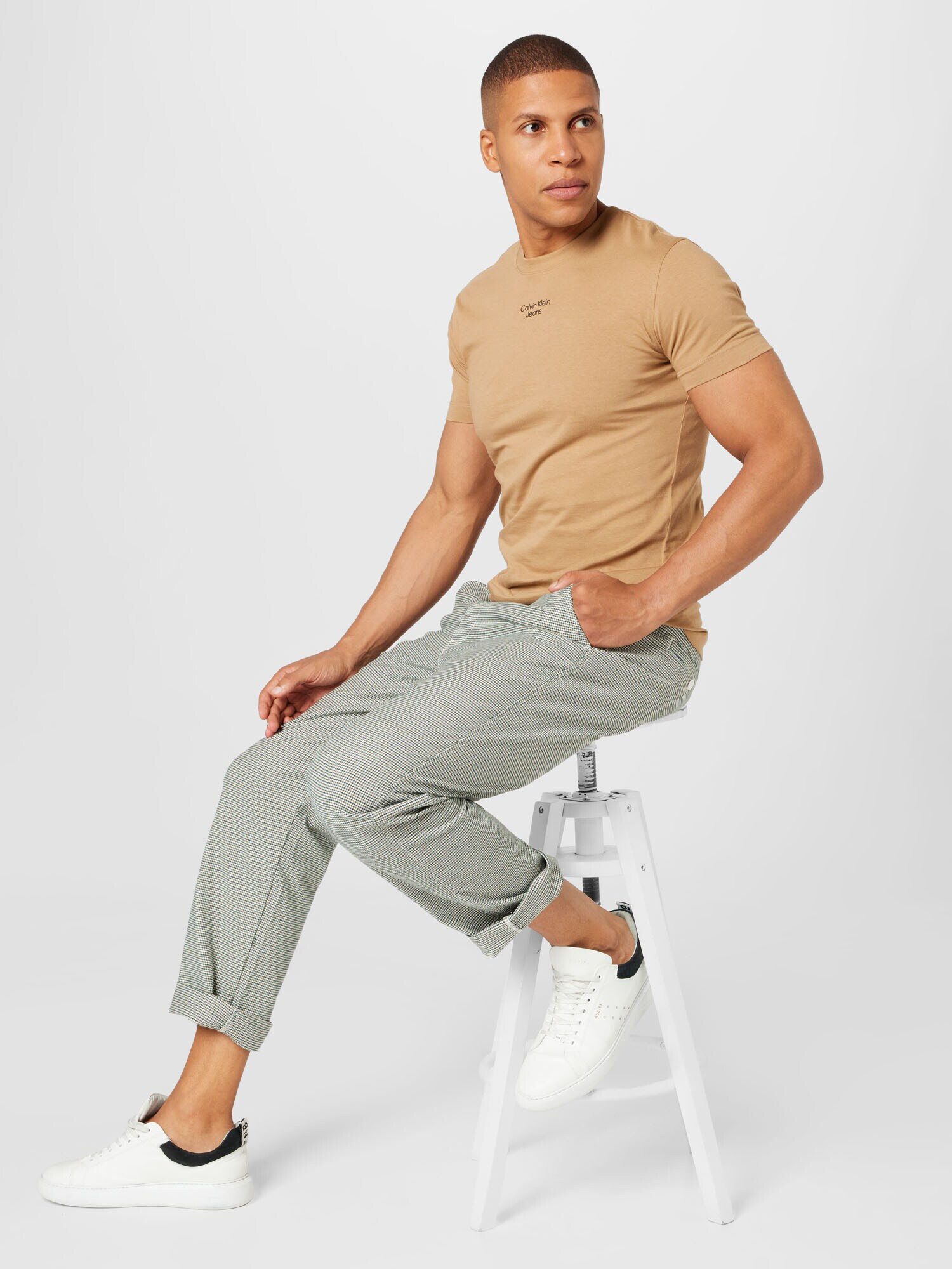 LEVI'S Chino hlače 'XX CHINO EZ TAPER II NEUTRALS' bež / temno modra / svetlo rjava / zelena - Pepit.si