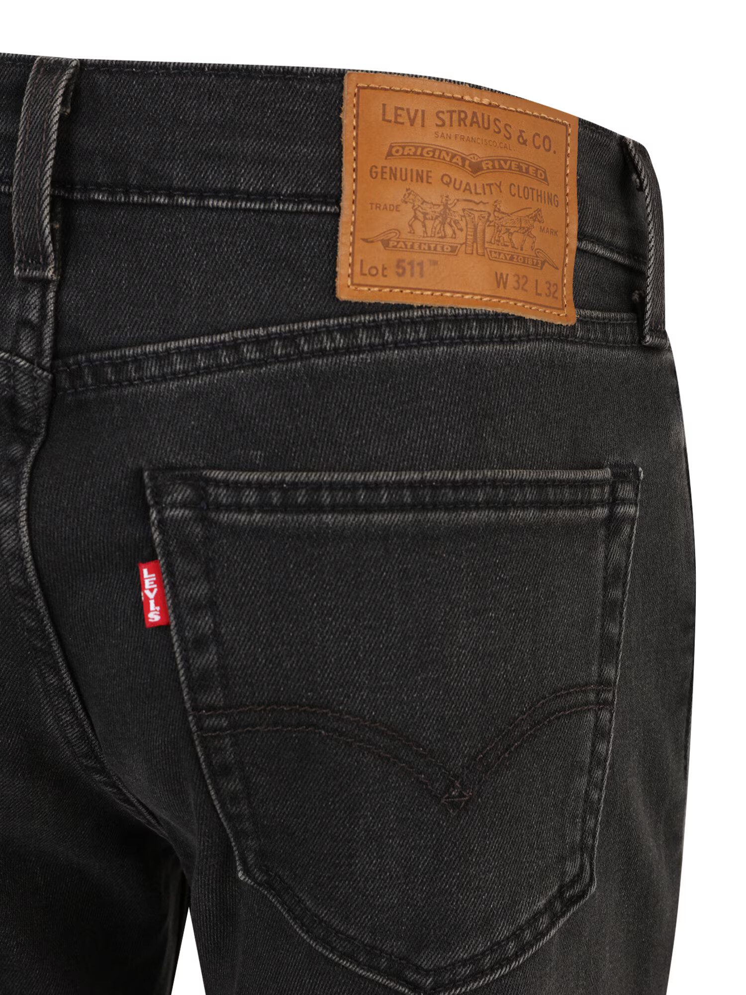 LEVI'S Kavbojke '511™' črn denim - Pepit.si