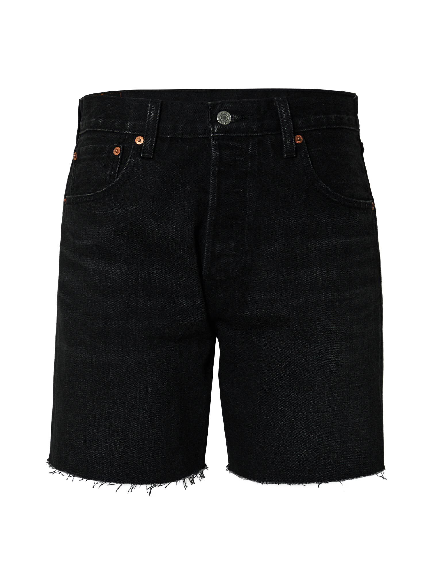 LEVI'S Kavbojke '501 93 SHORTS AC465 MEDIUM IND' črn denim - Pepit.si