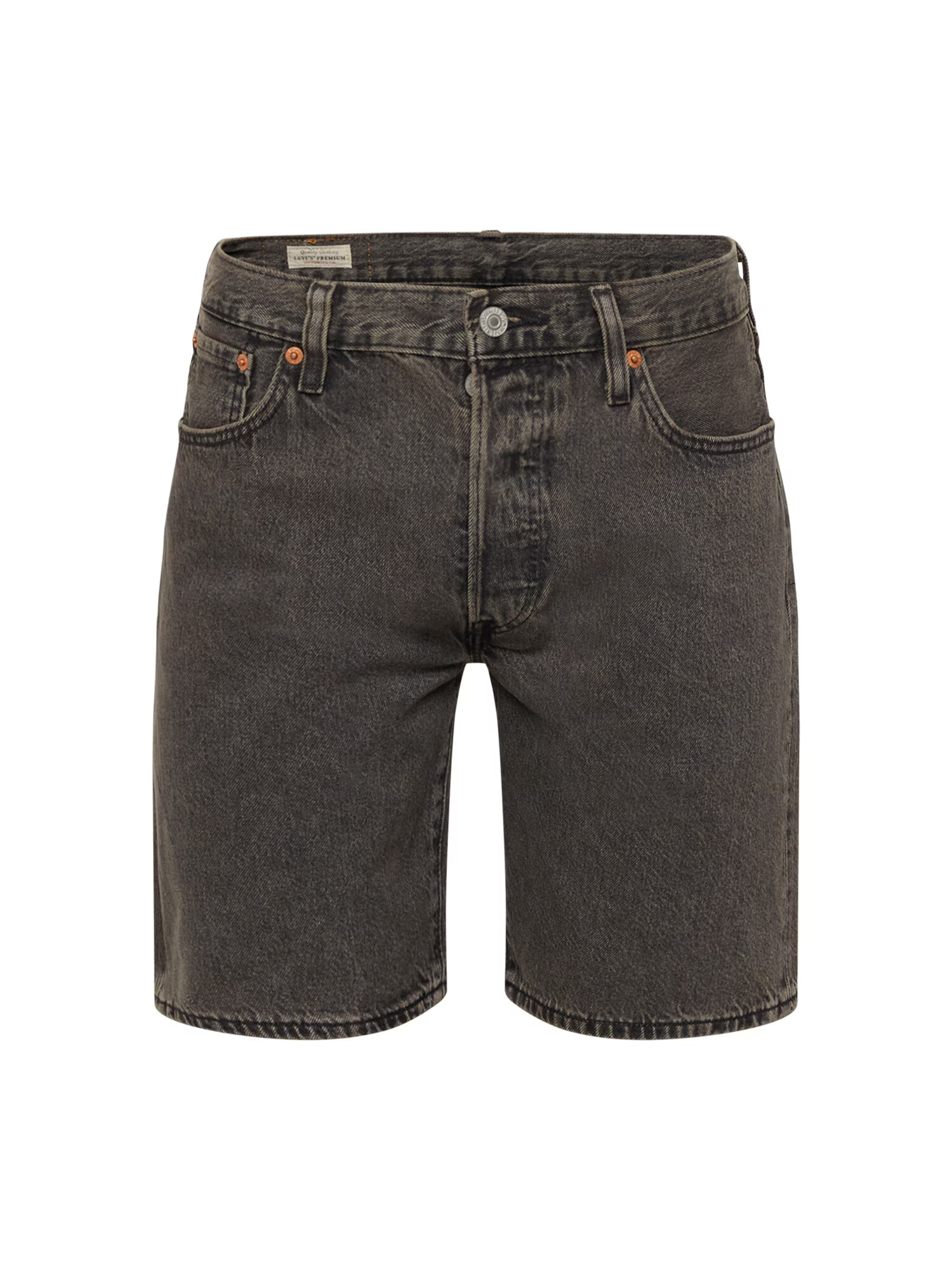 LEVI'S Kavbojke '501 HEMMED SHORT Z7430 GRAY DE' črna - Pepit.si