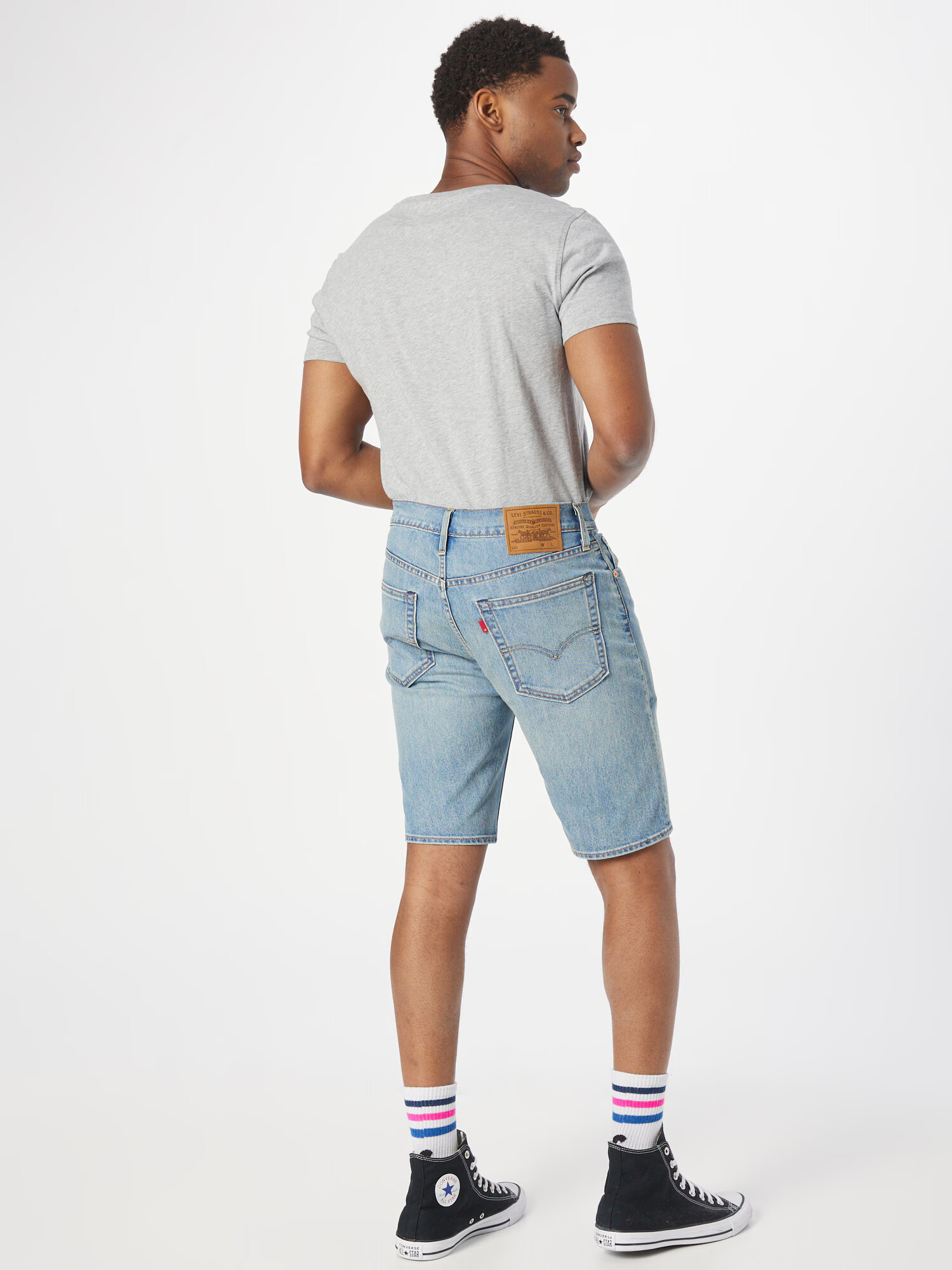 LEVI'S Kavbojke '405 STANDARD SHORT Z7453 DARK' svetlo modra - Pepit.si