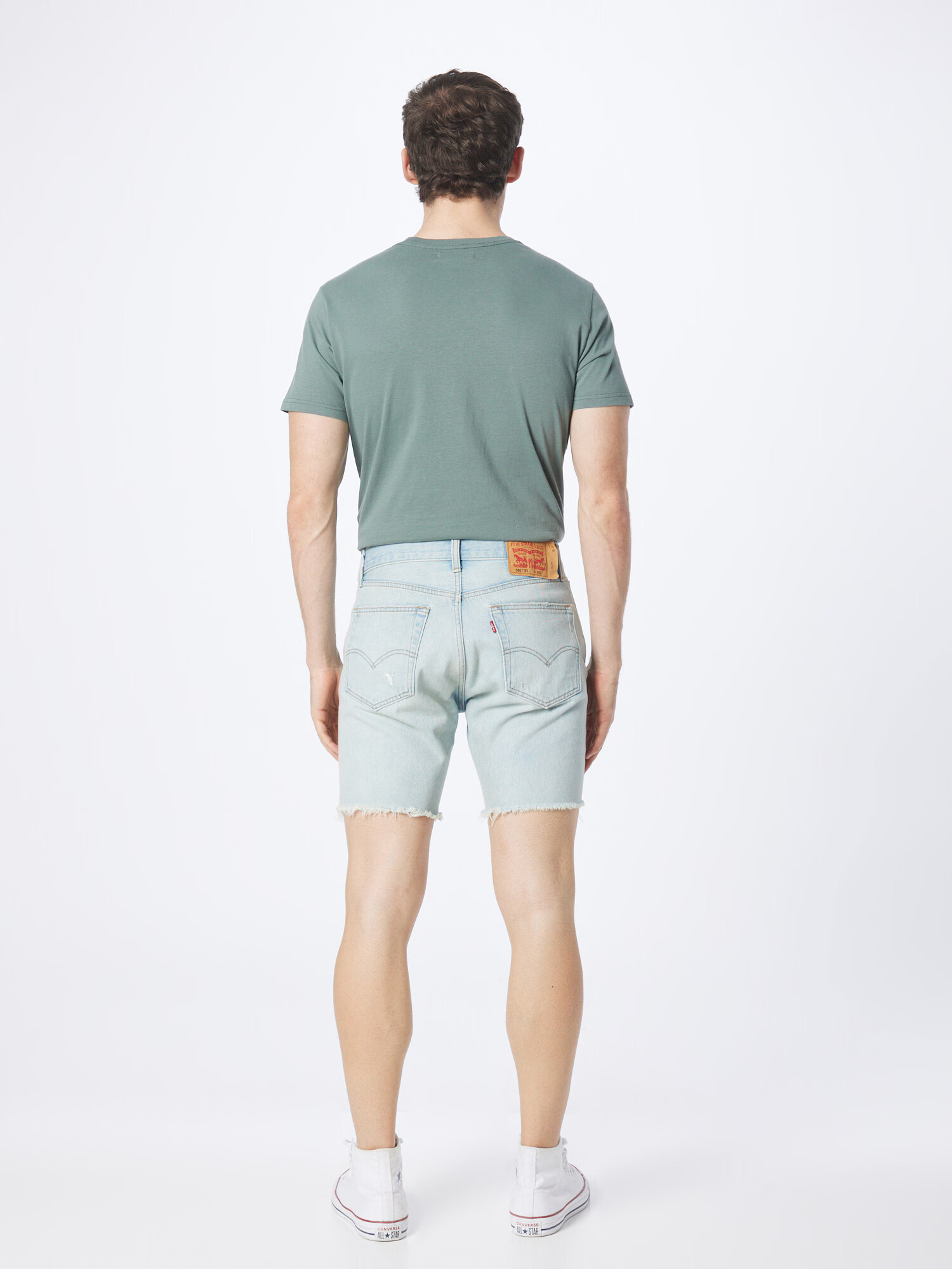 LEVI'S Kavbojke '501 93 SHORTS AC465 MEDIUM IND' svetlo modra - Pepit.si