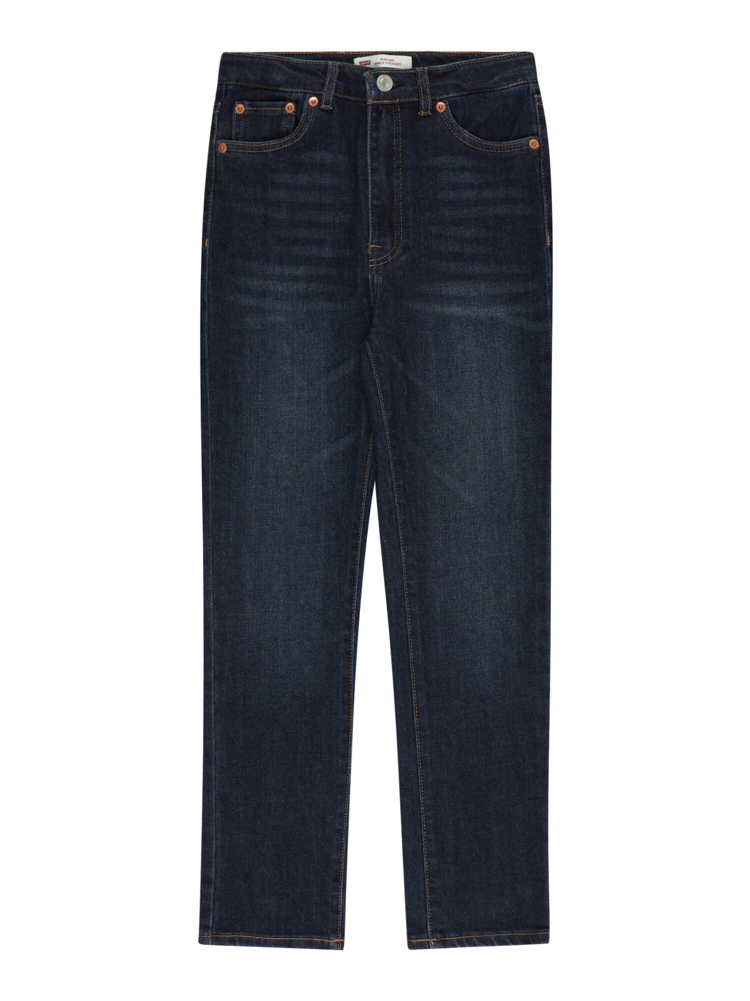 LEVI'S Kavbojke 'LVG RIBCAGE STRAIGHT ANKLE' temno modra - Pepit.si