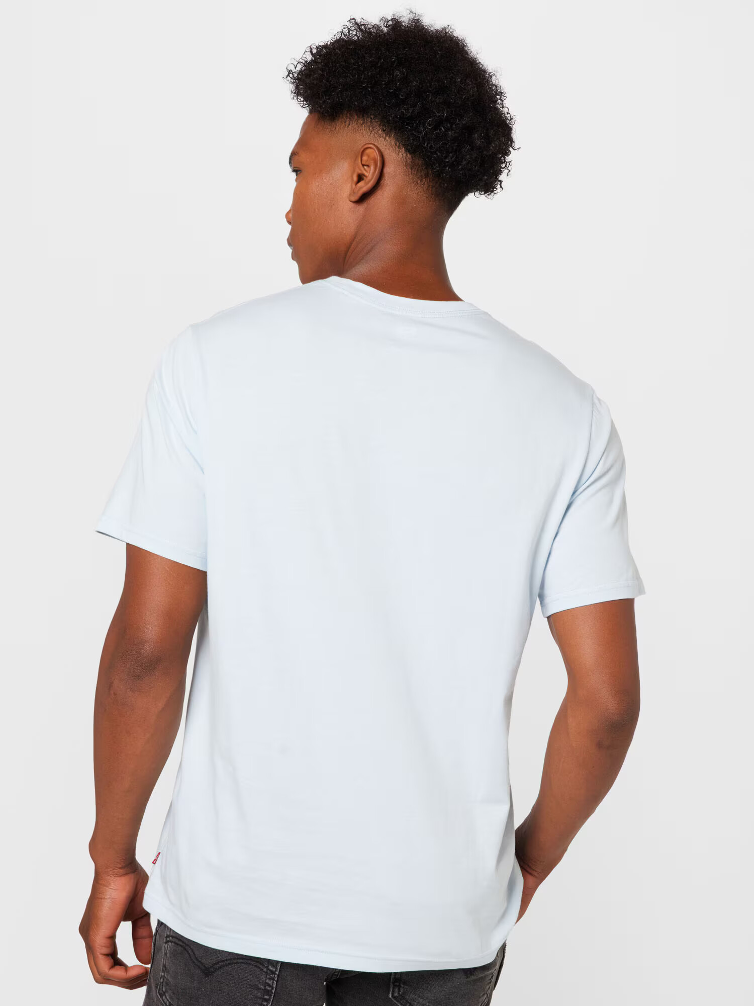 LEVI'S Majica 'LSE_SS RELAXED FIT TEE BLUES' azur / črna / bela - Pepit.si