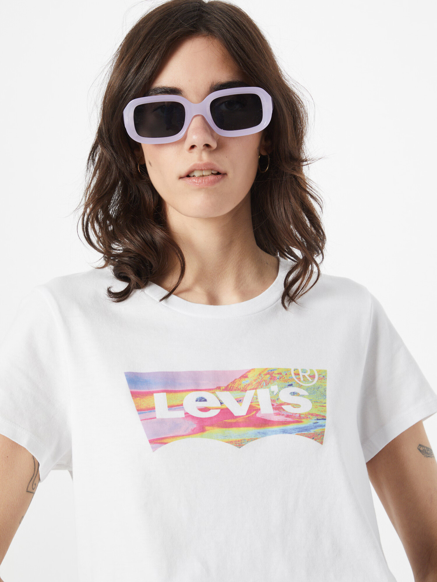 LEVI'S Majica mešane barve / bela - Pepit.si